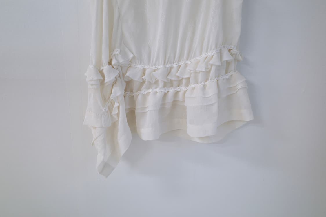 comme des garcons flower frill sleeveles 상품이미지6