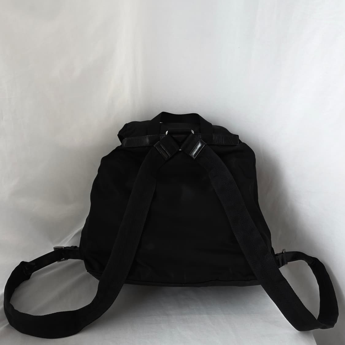 [정품 PRADA] 프라다 투포켓 나일론 빈티지백팩 라지 상품이미지3