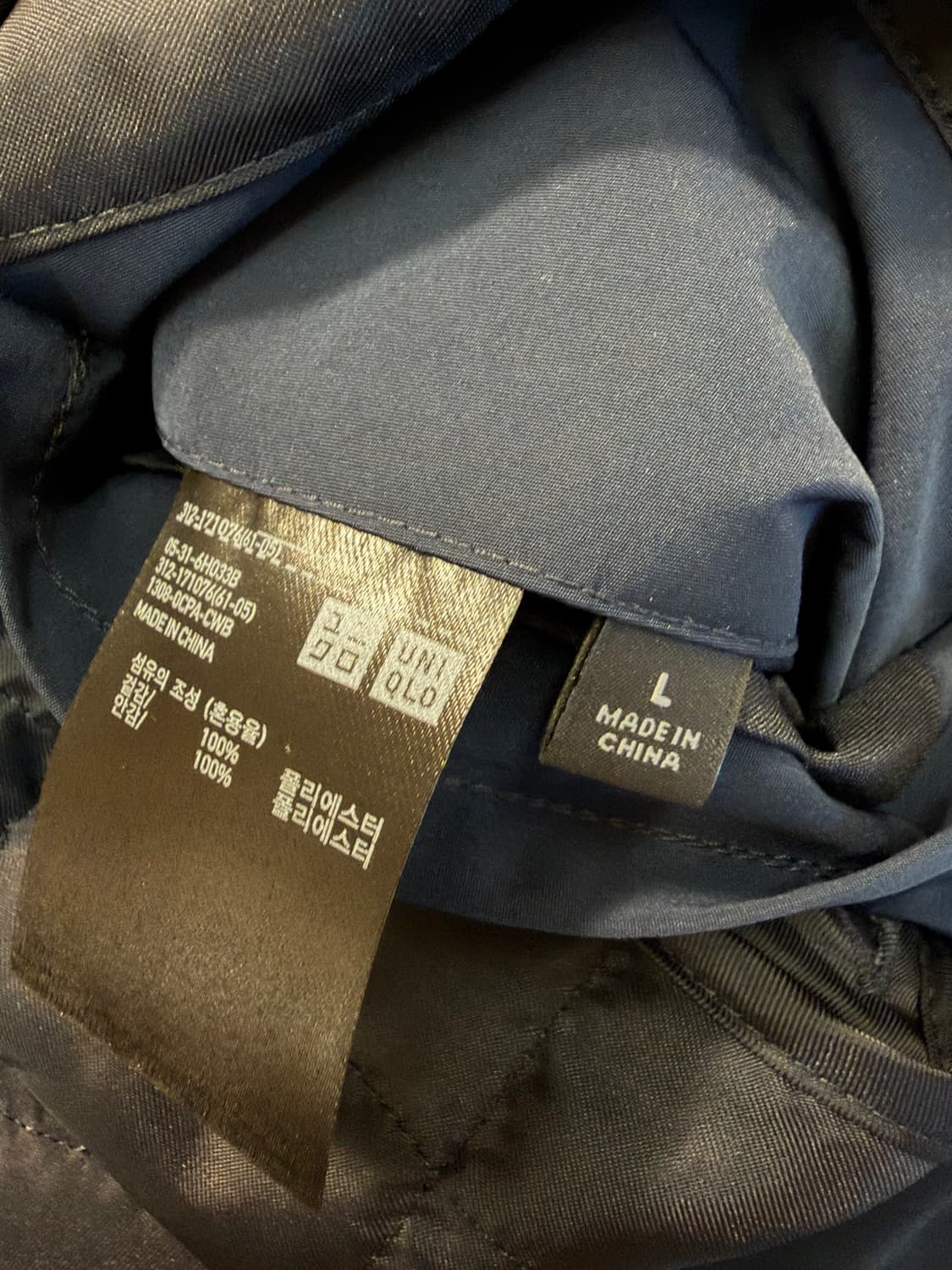 유니클로 네이비 브레스트코트  상품이미지8