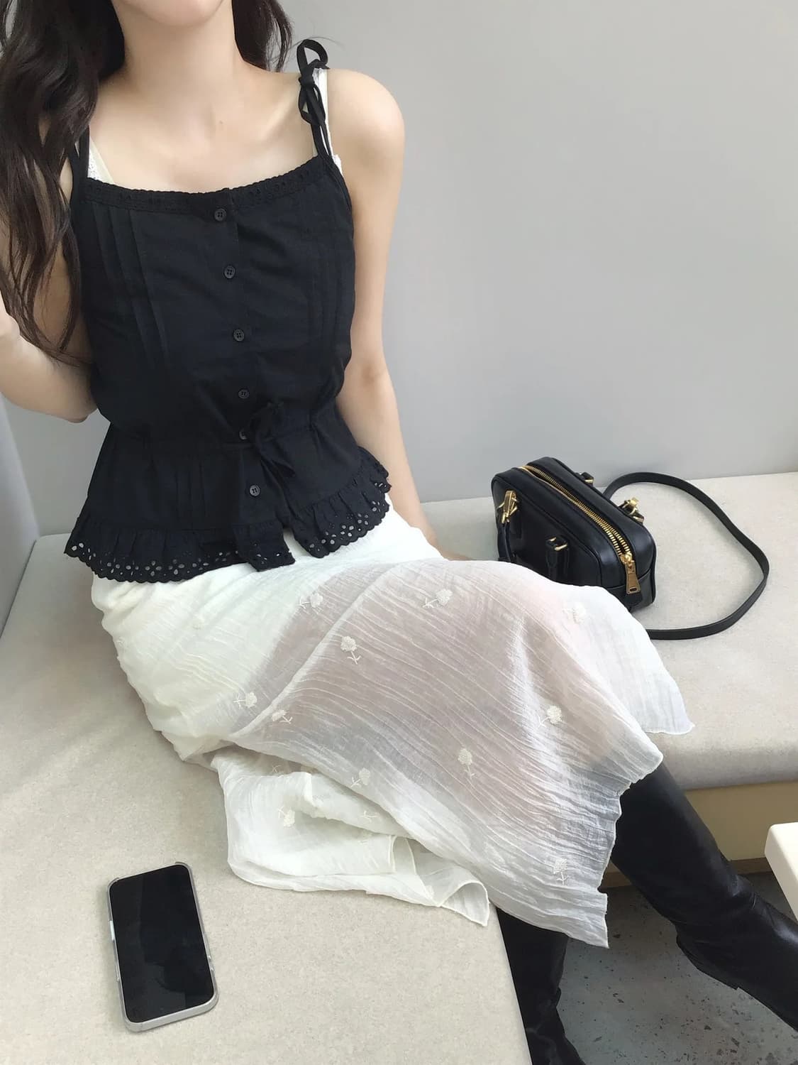 (새상품) 제니오 레이스 뷔스티에  상품이미지1