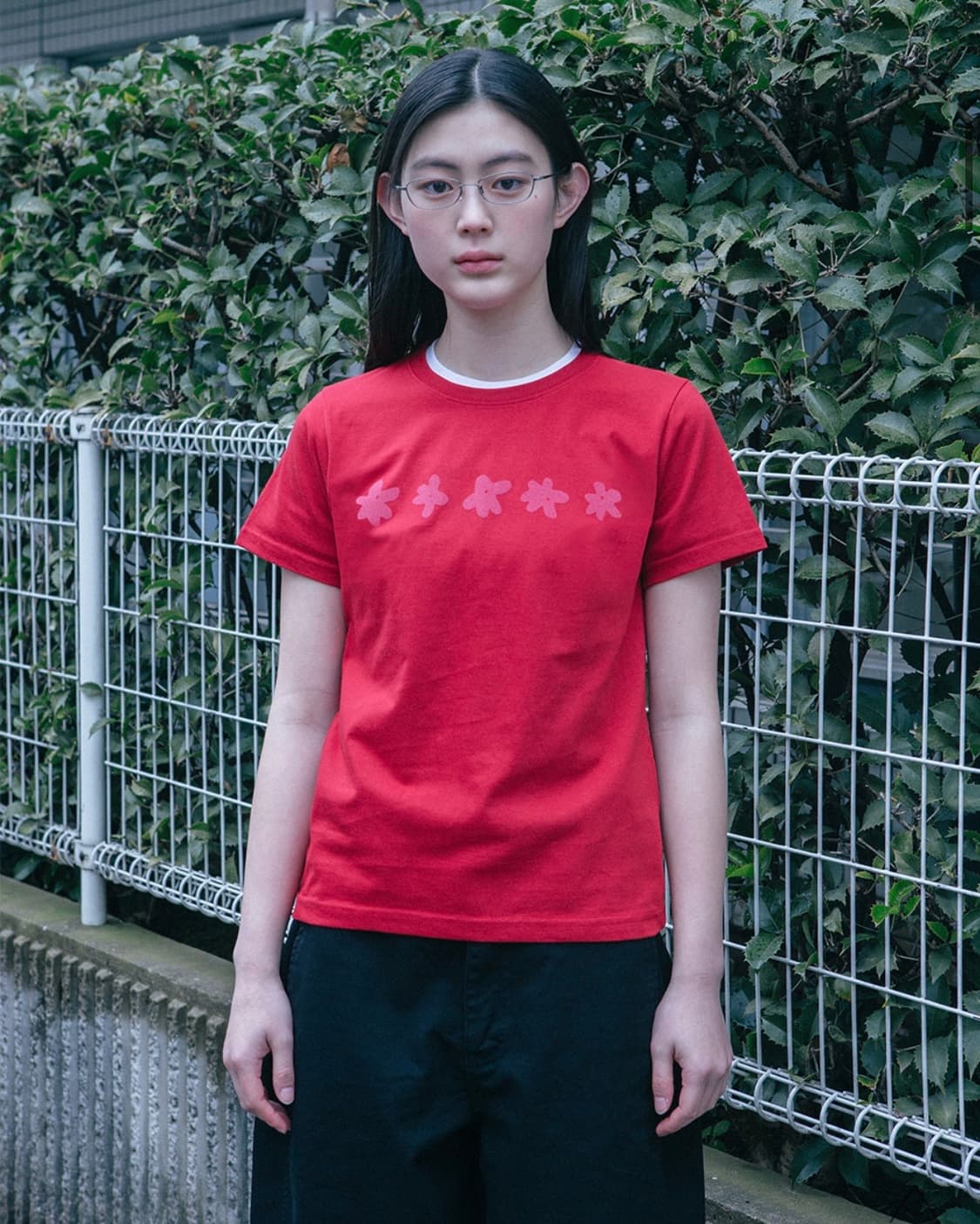oheshio standard t-shirt red 상품이미지2