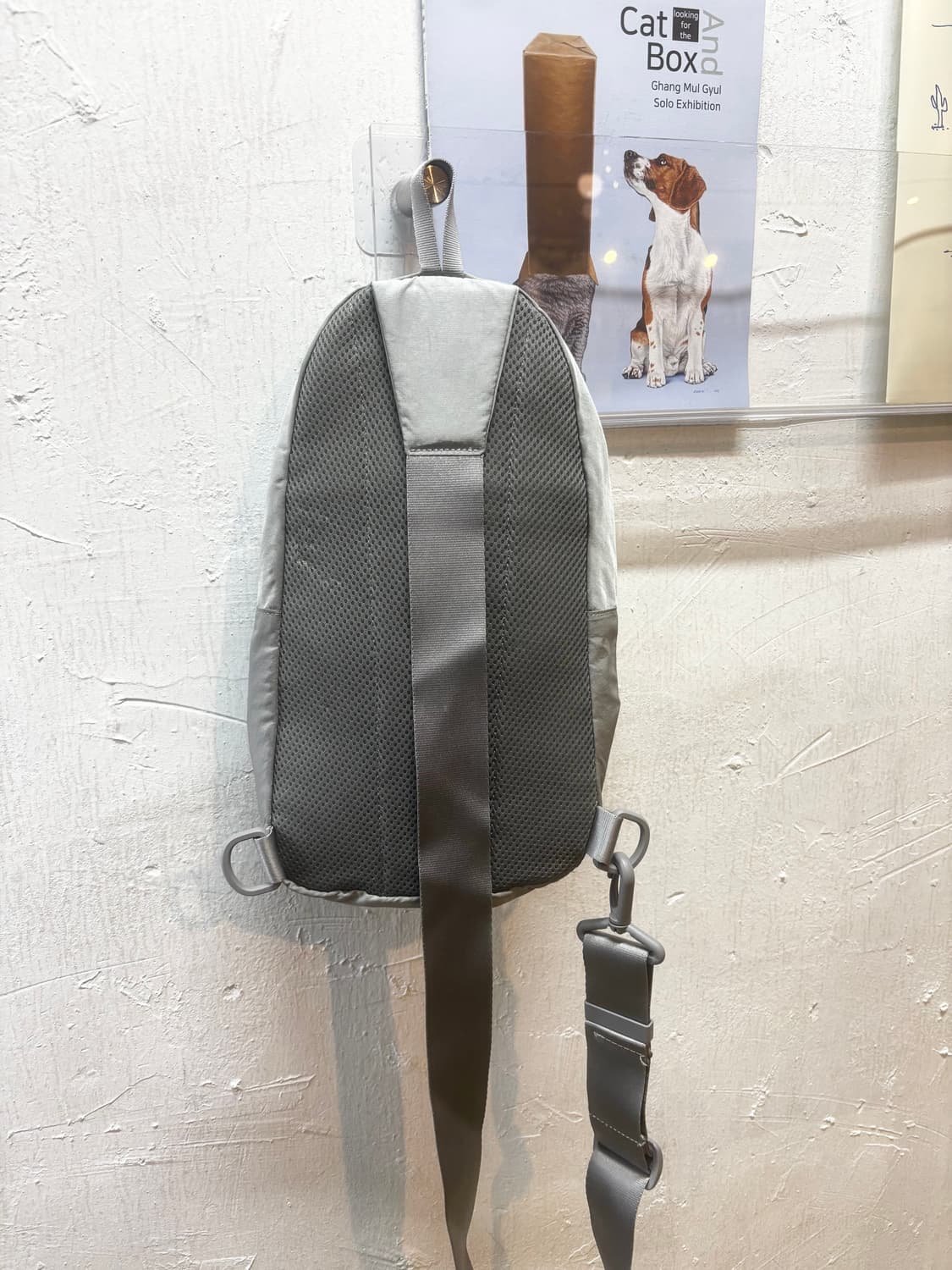 Lee 나일론 슬링백 라이트 그레이 상품이미지2