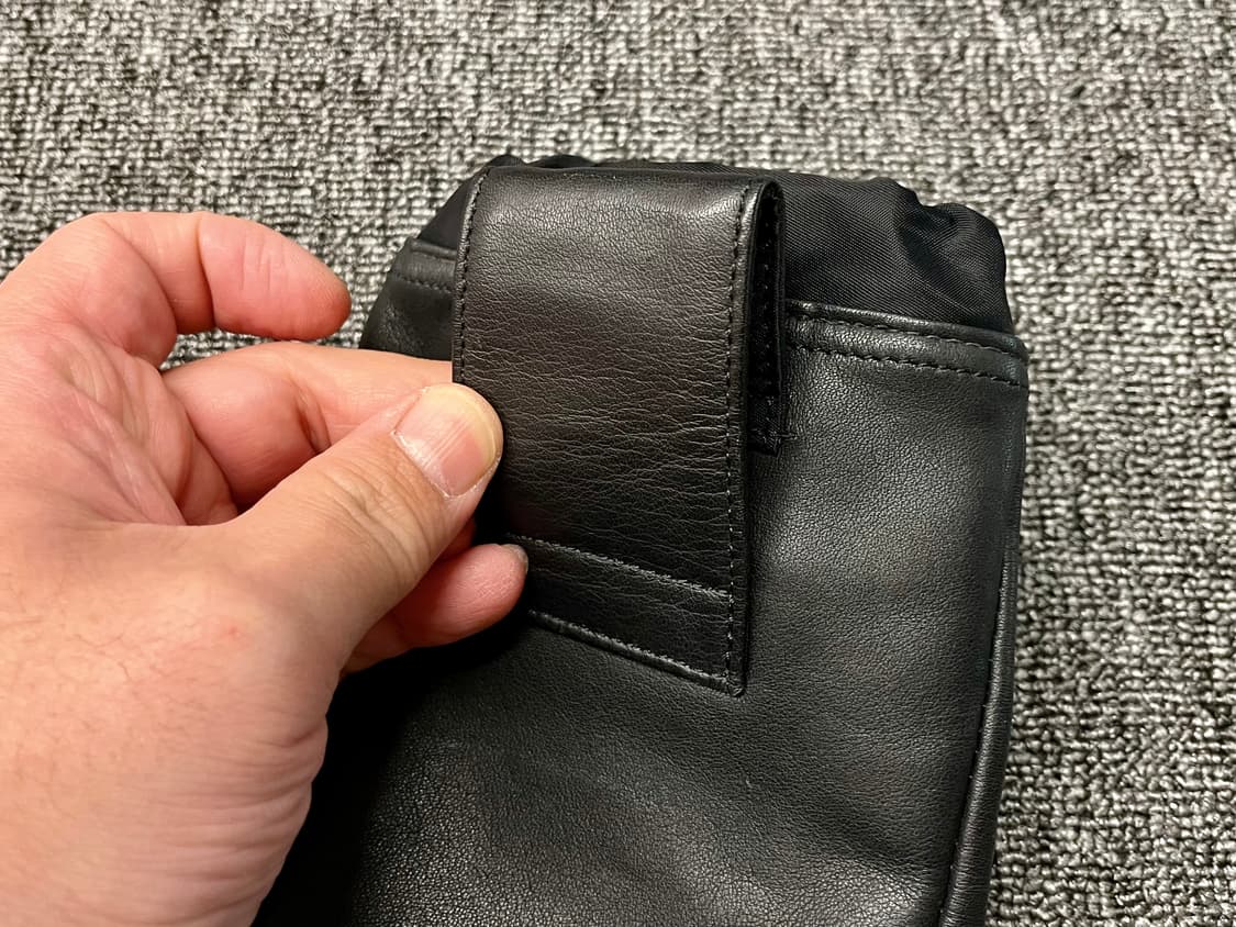 포터 블랙 드로우스트링 파우치 가방 상품이미지5