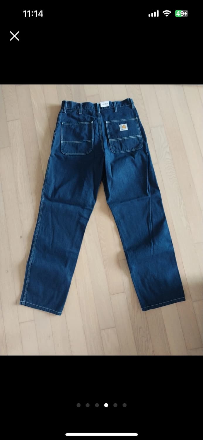 칼하트 심플 데님팬츠 상품이미지1