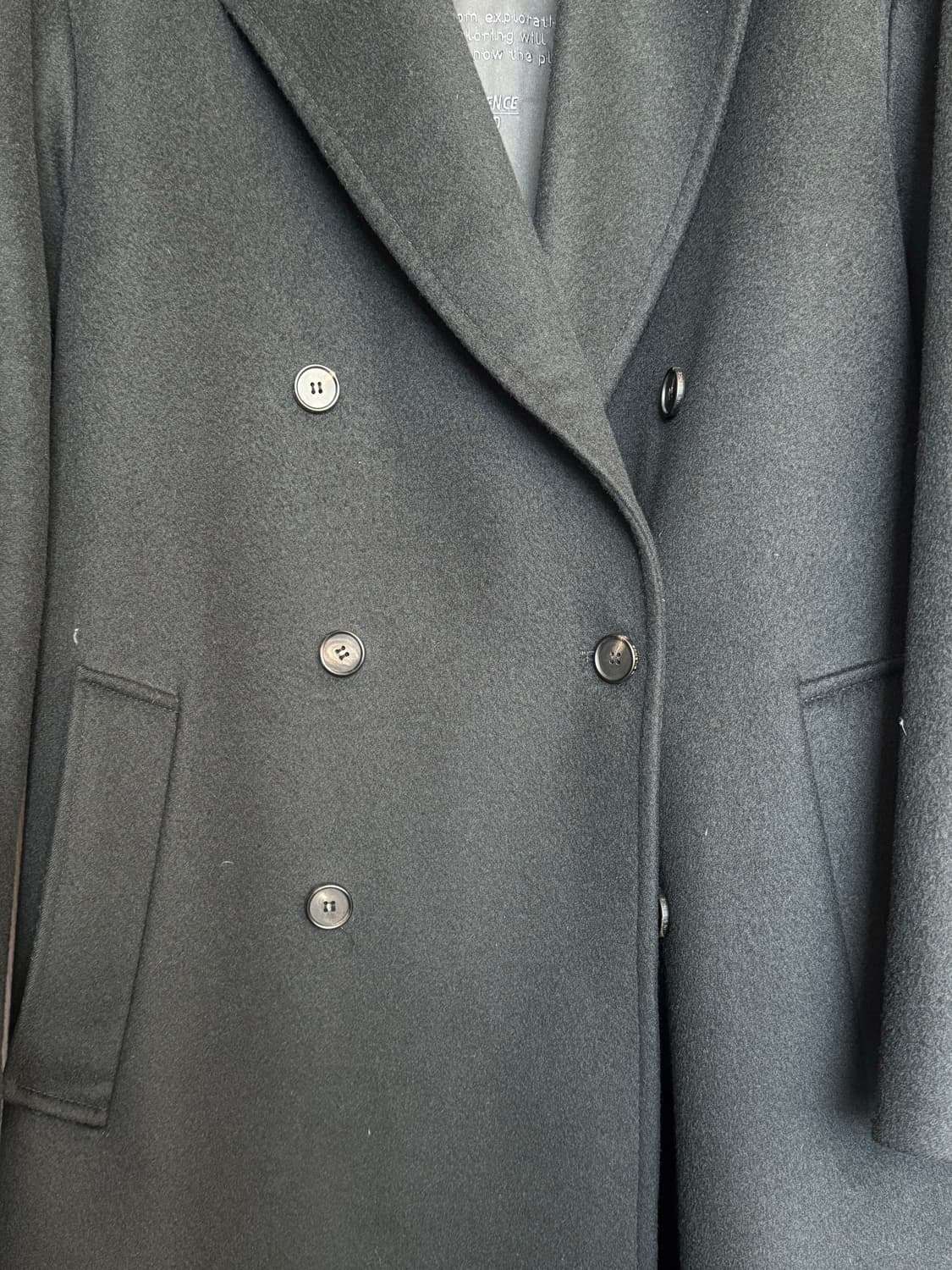 인사일런스 x 분트 오버사이즈 코트 s 판매합니다. 상품이미지3