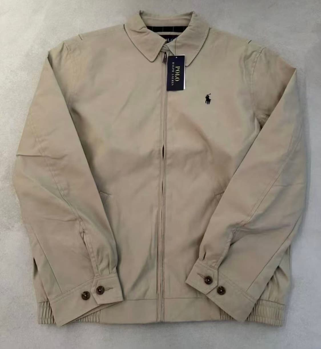 폴로 랄프 로렌 바이 스윙 윈드브레이커 라인드 자켓 베이지 카키 L 상품이미지1