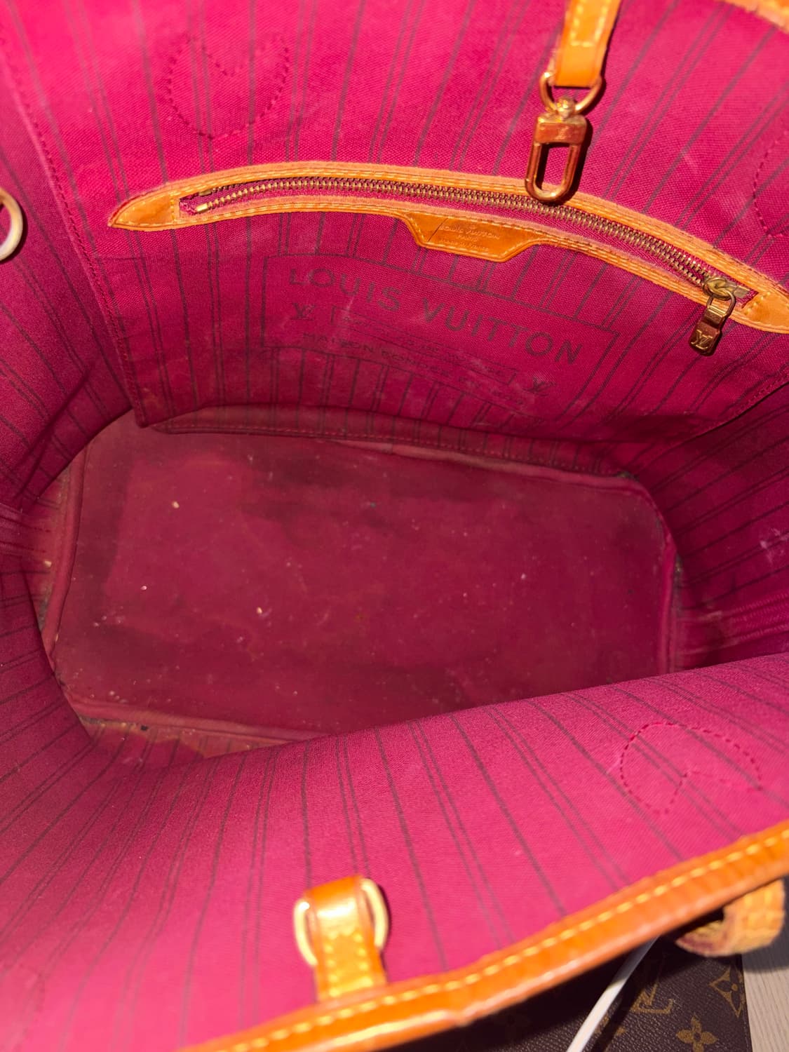 루이비통 모노그램 가방 네버풀MM 세트 정품 상품이미지9