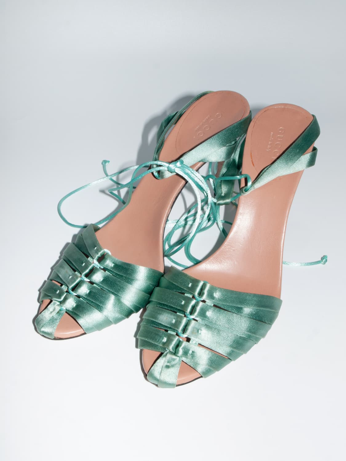 2004 SS Satin Lace-up Pumps 상품이미지1