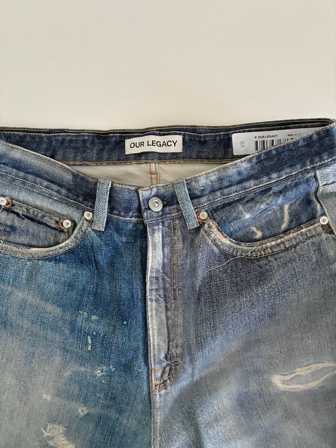 아워레가시 써드컷 디지털 프린트 데님 상품이미지4