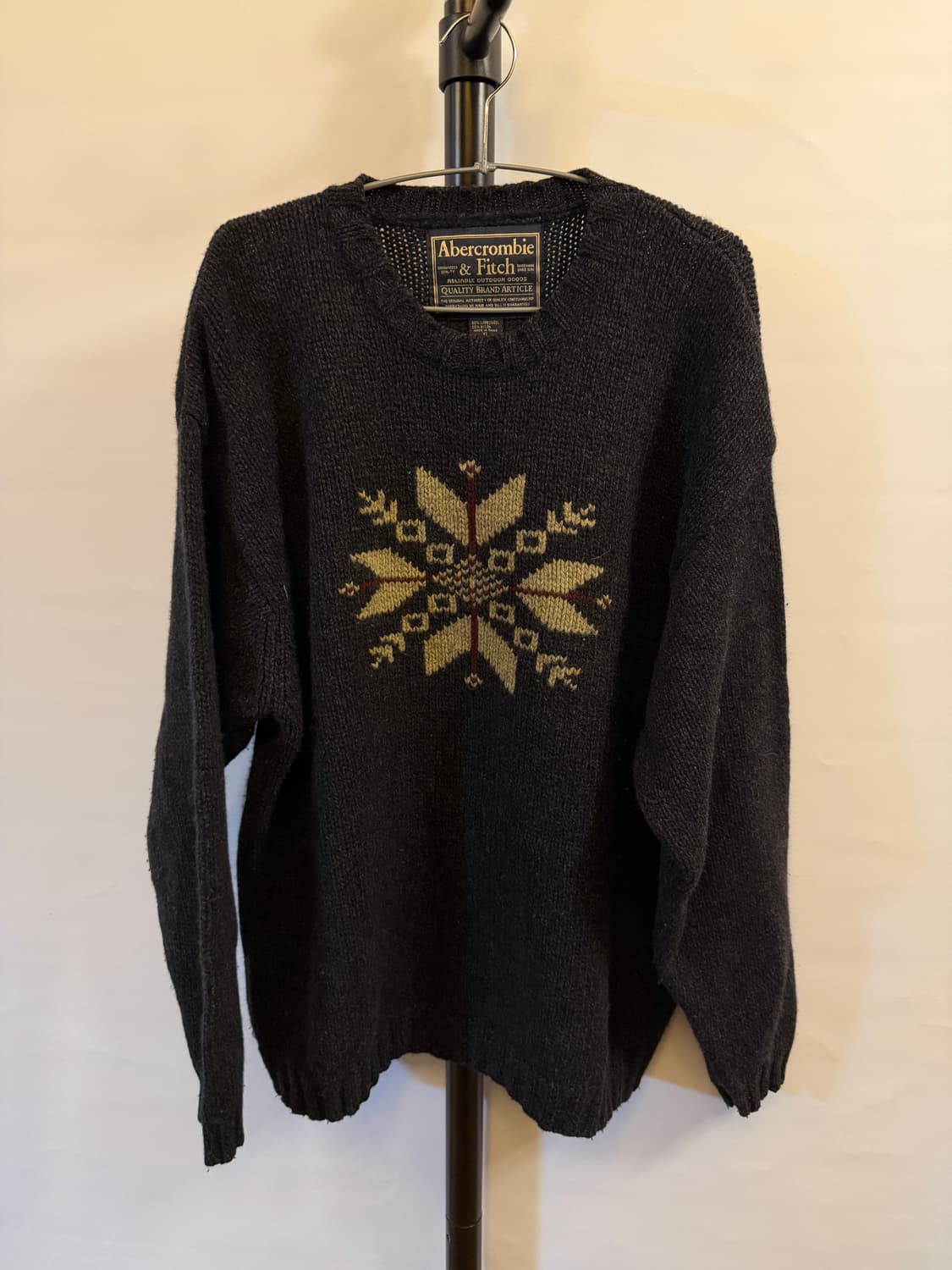 아베크롬비 빈티지 차콜 스웨터 상품이미지2