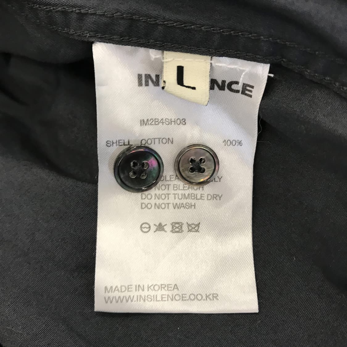 인사일런스 INSILENCE 이태리코튼 포플린셔츠 [L] 상품이미지6