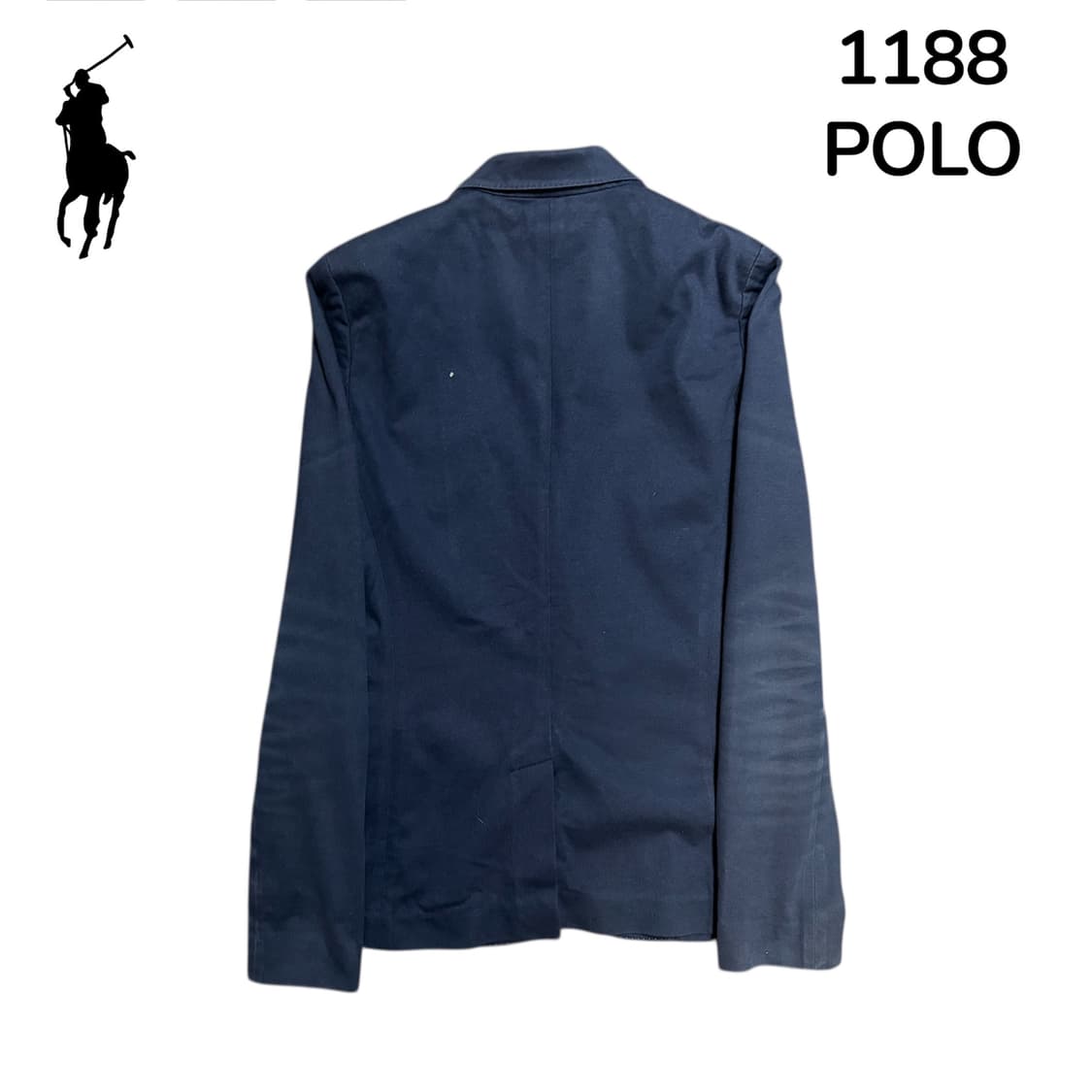 폴로 랄프로렌 자수 투버튼 블레이저 xs 상품이미지3