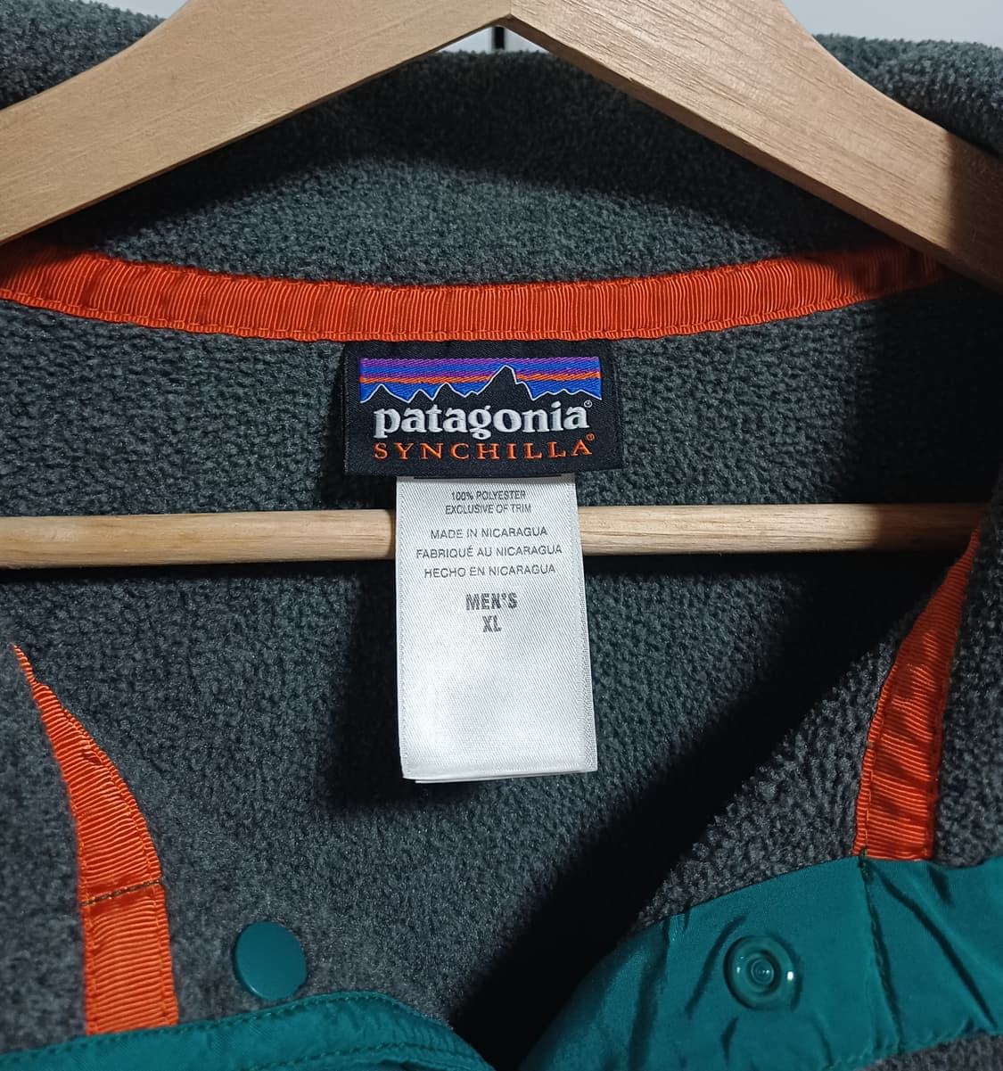 🇳🇮 [XL] 파타고니아 신칠라 스냅티 - 샤이아라보프 리젠 그린 상품이미지5
