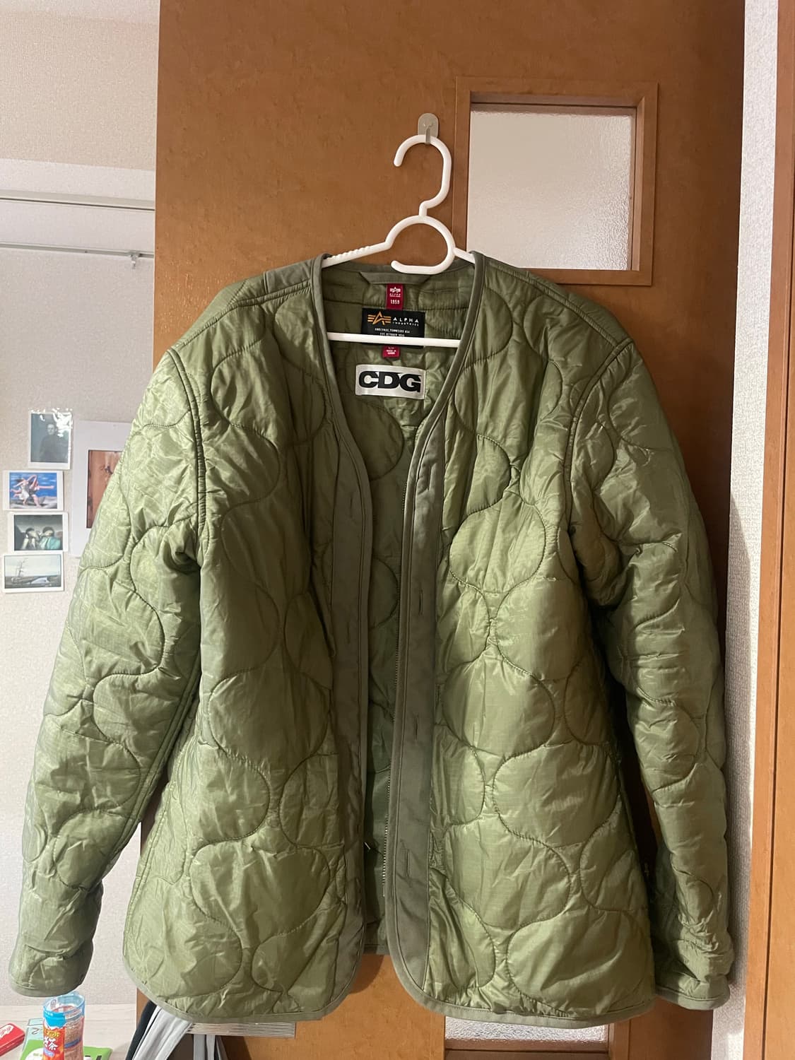 꼼데가르송 CDG X 알파인더스트리 라이너 퀼티드 자켓 깔깔이 S 상품이미지2