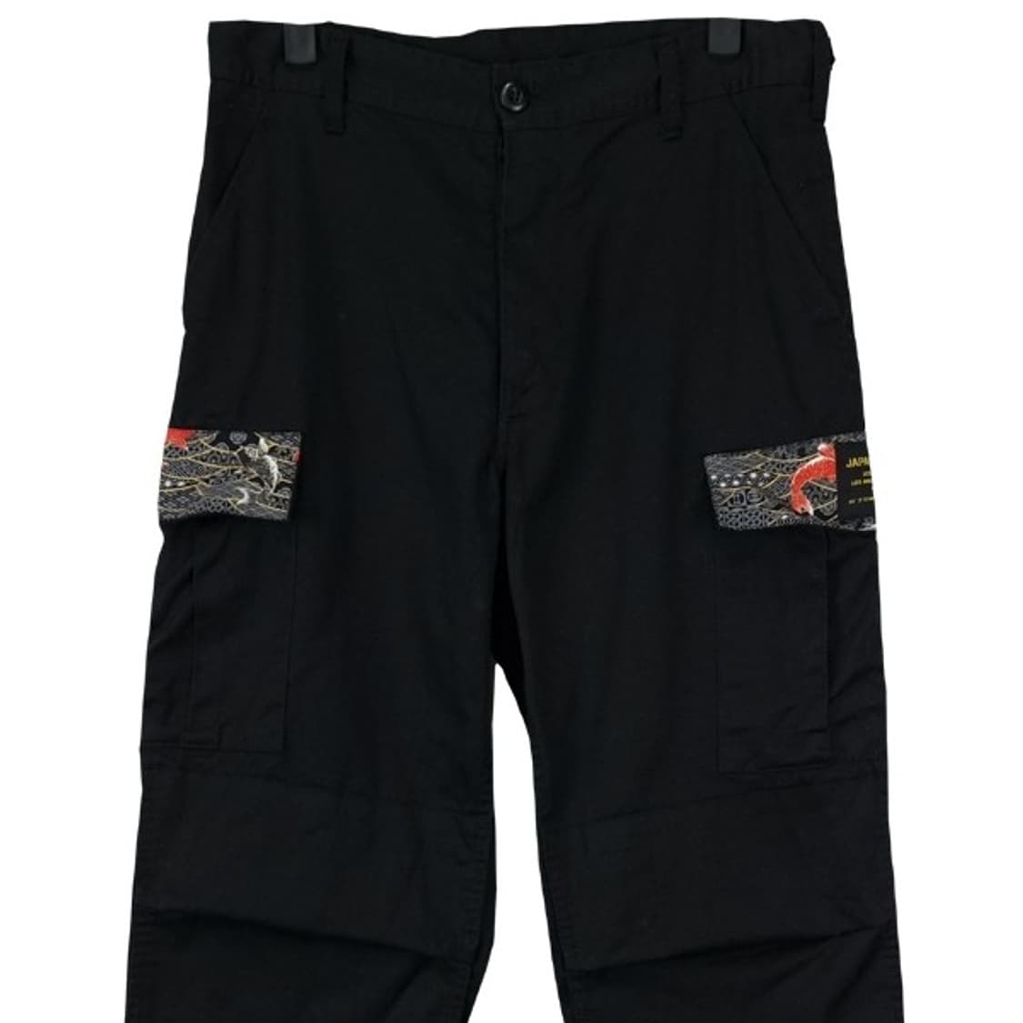 [아메리칸빈티지] 오리엔탈 패턴 도킹 카고 팬츠 블랙 M19489 상품이미지4