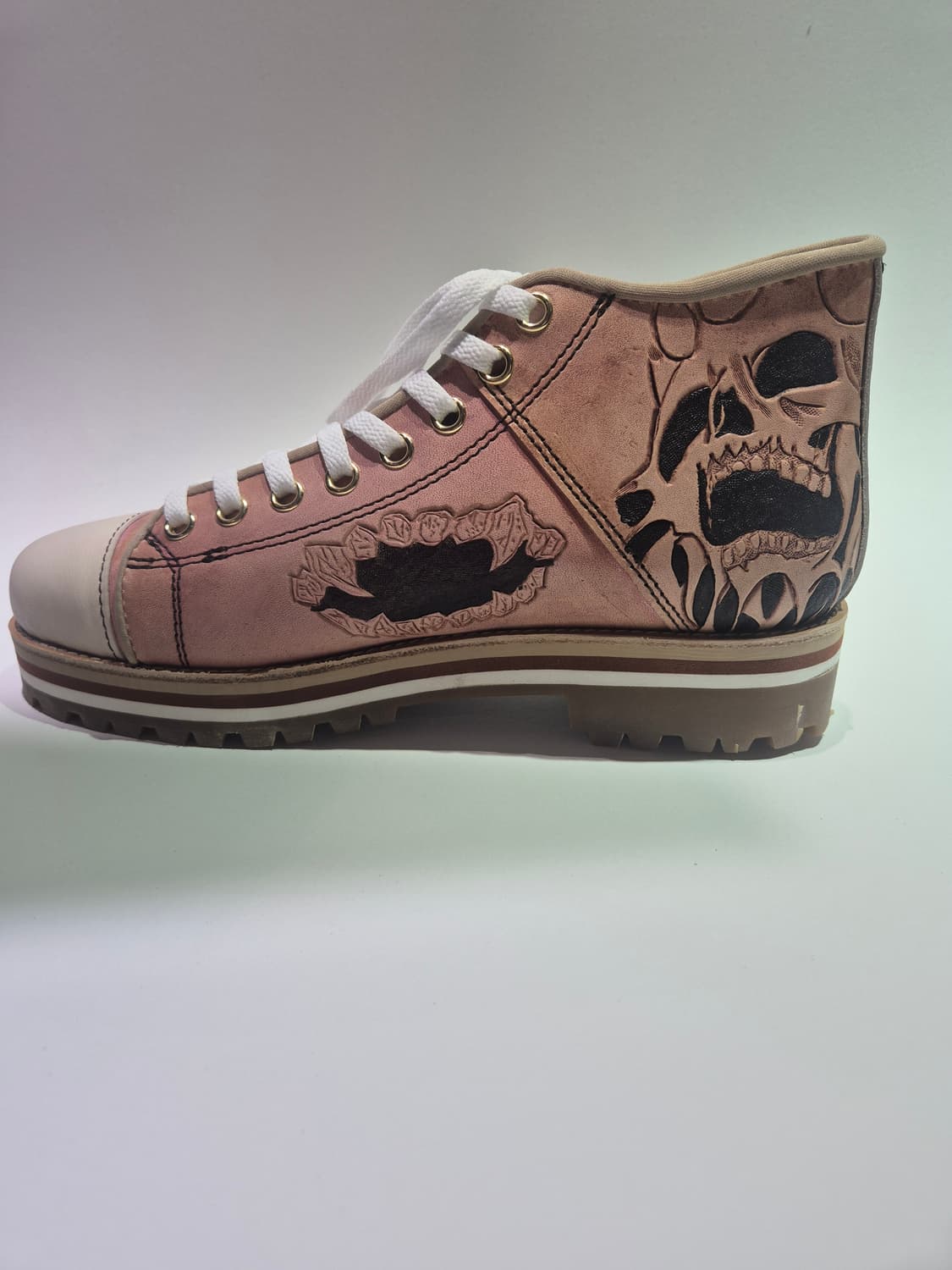 가죽카빙 수제화 상품이미지4