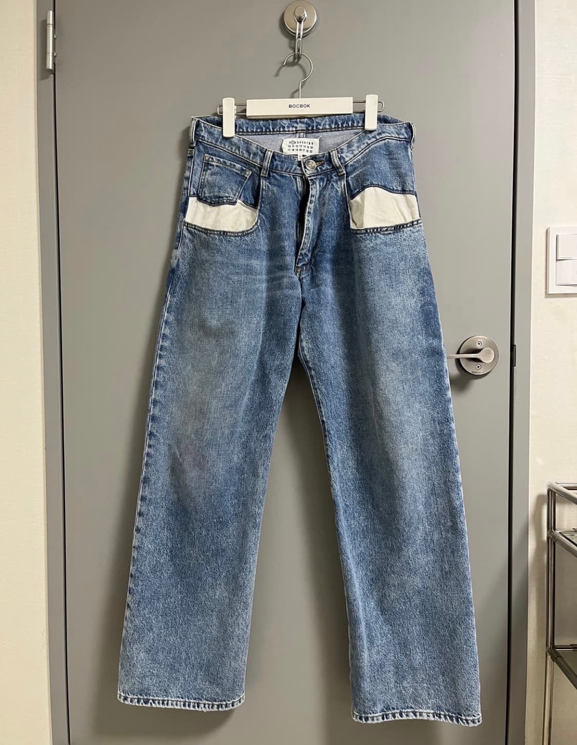 제니바지) 마르지엘라 콘트라스트데님 40사이즈 상품이미지1