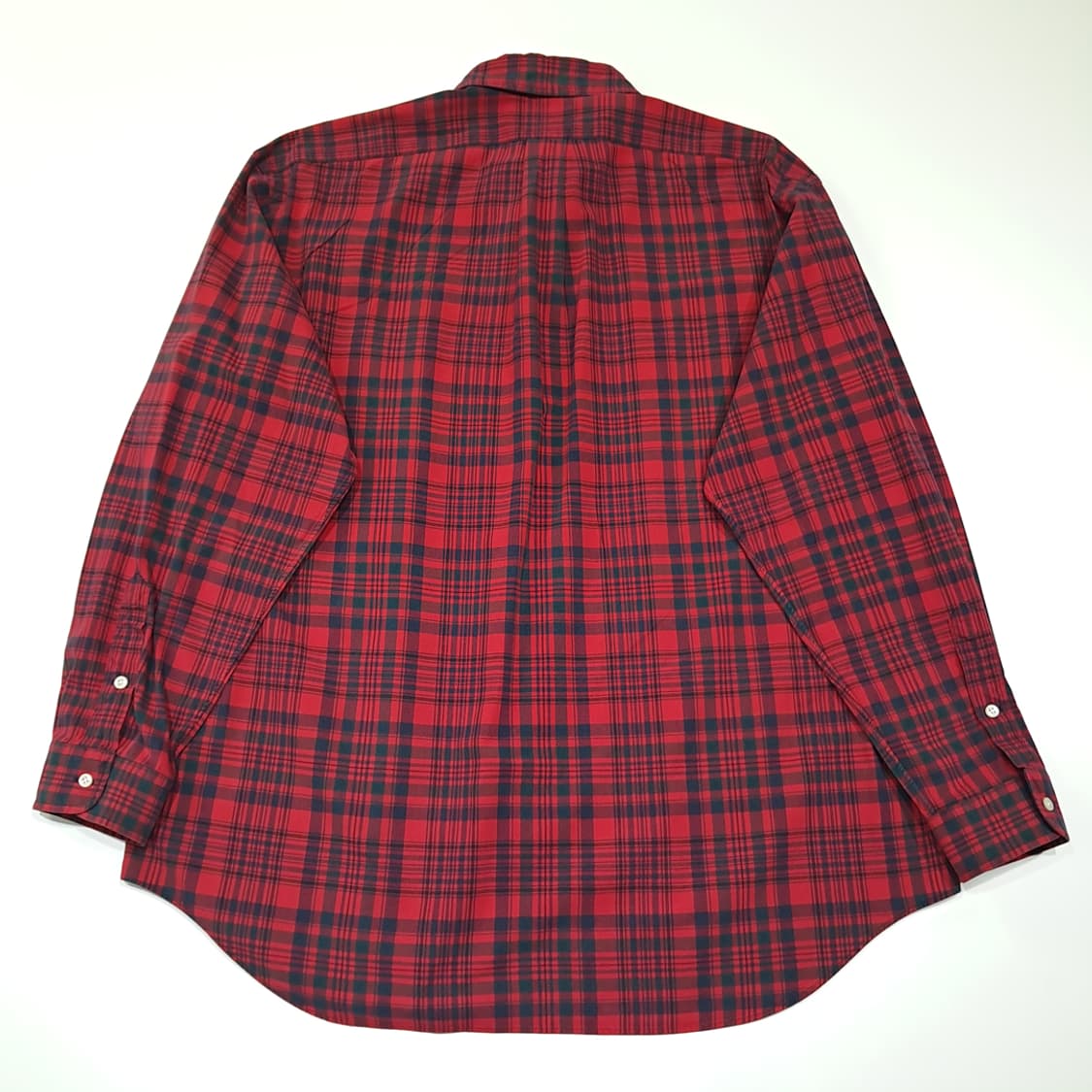 CK075 XL 폴로 90s 블레이크 레드 타탄체크 버튼다운 셔츠 남방 상품이미지6