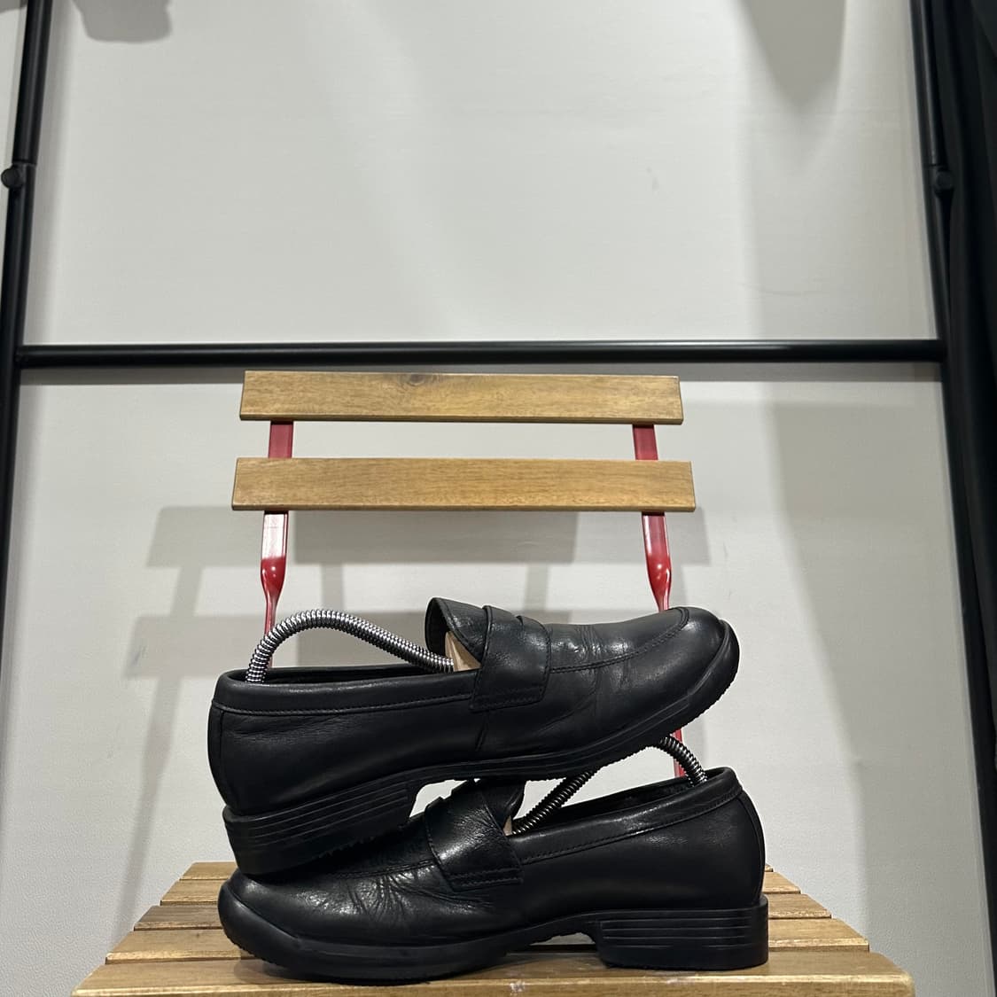 39) 캠퍼 로퍼 남성 남자 구두 페니로퍼 레더 블랙 상품이미지7