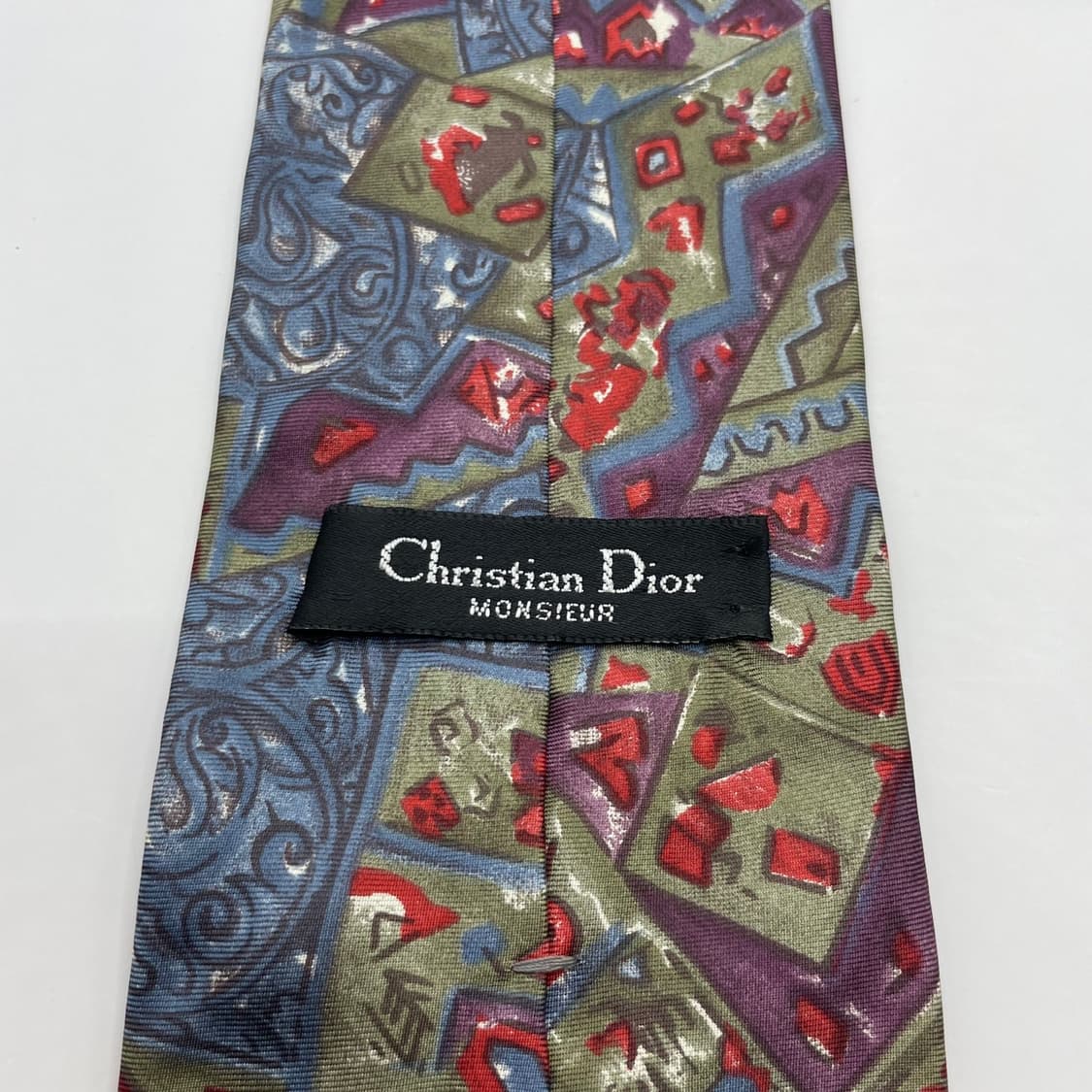 60) (Christian DIOR) 크리스찬 디올 패턴 넥타이 상품이미지5