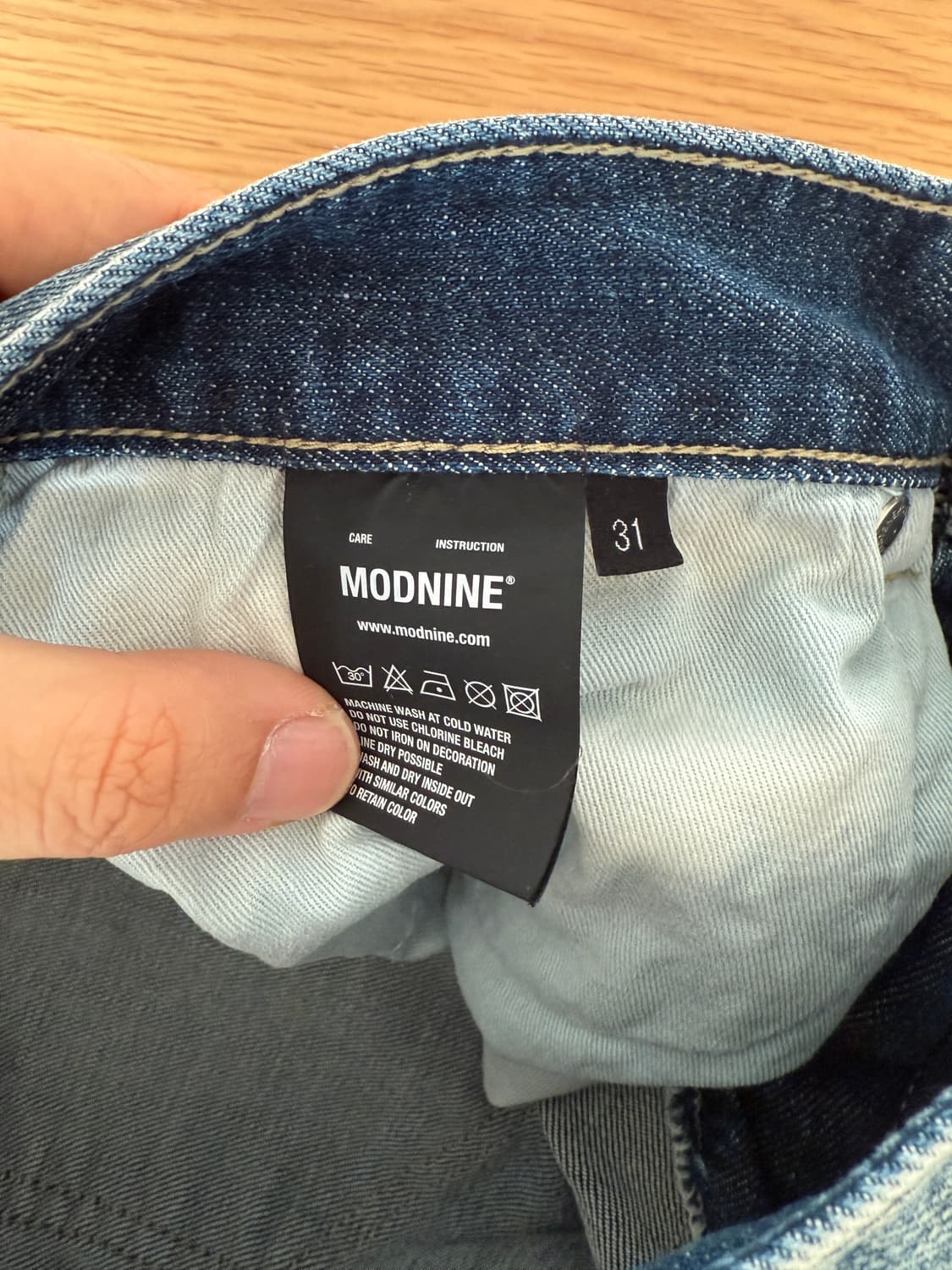 모드나인(MOD.9) 데님 팬츠 상품이미지7