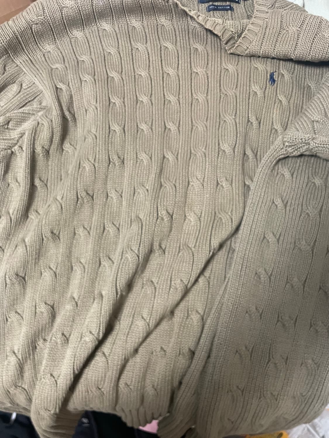 [새상품/정품] 폴로 꽈배기 니트 상품이미지5