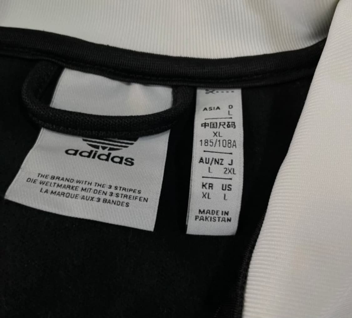 아디다스 베켄바우어 검흰 블랙 트랙탑 져지집업 105/XL 상품이미지3