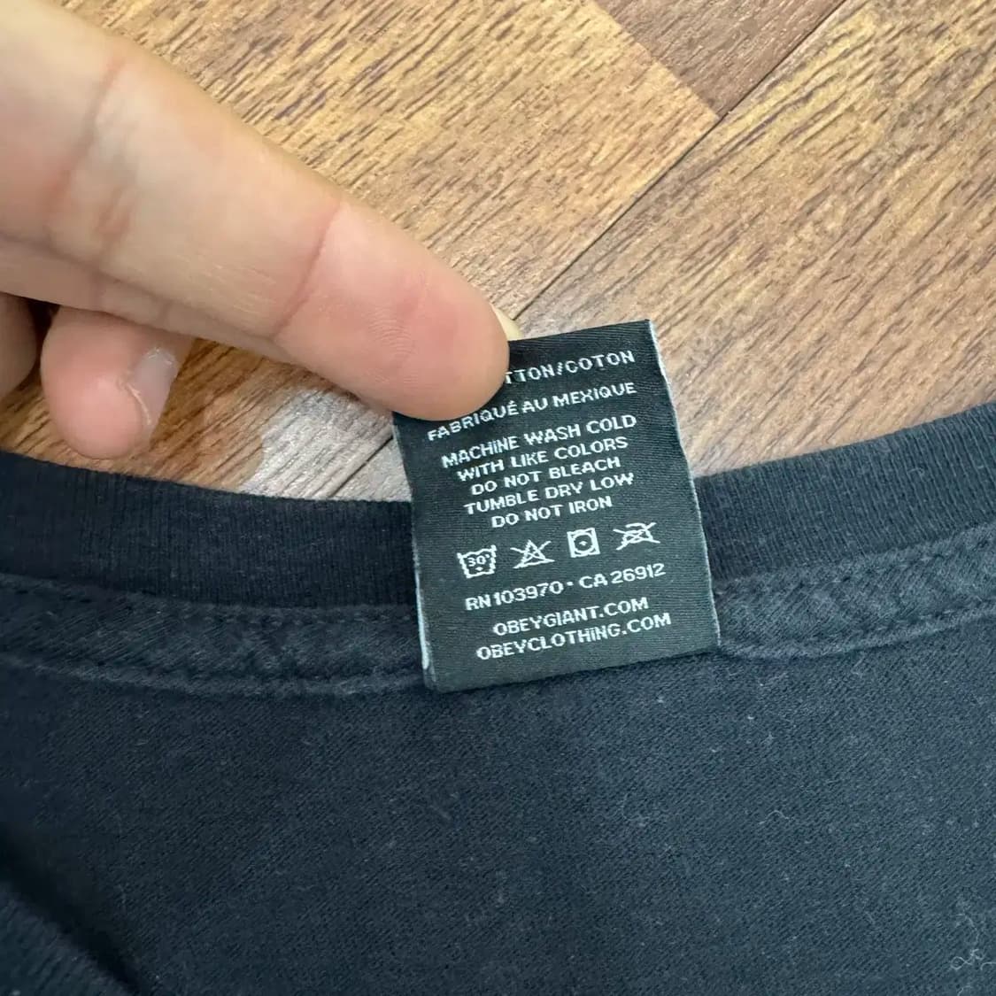 2XL OBEY 오베이 빅보이 블랙 긴팔 쭉 티셔츠  상품이미지6