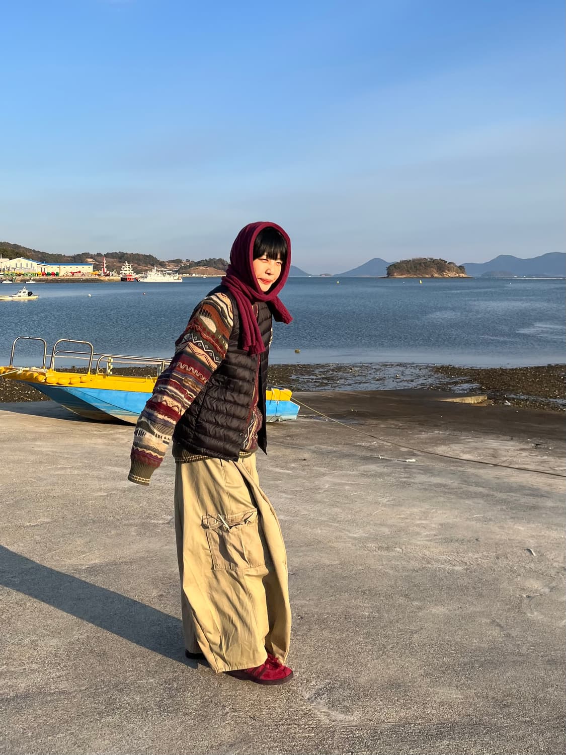 아디다스 토바코 그루엔 (버건디) 상품이미지2