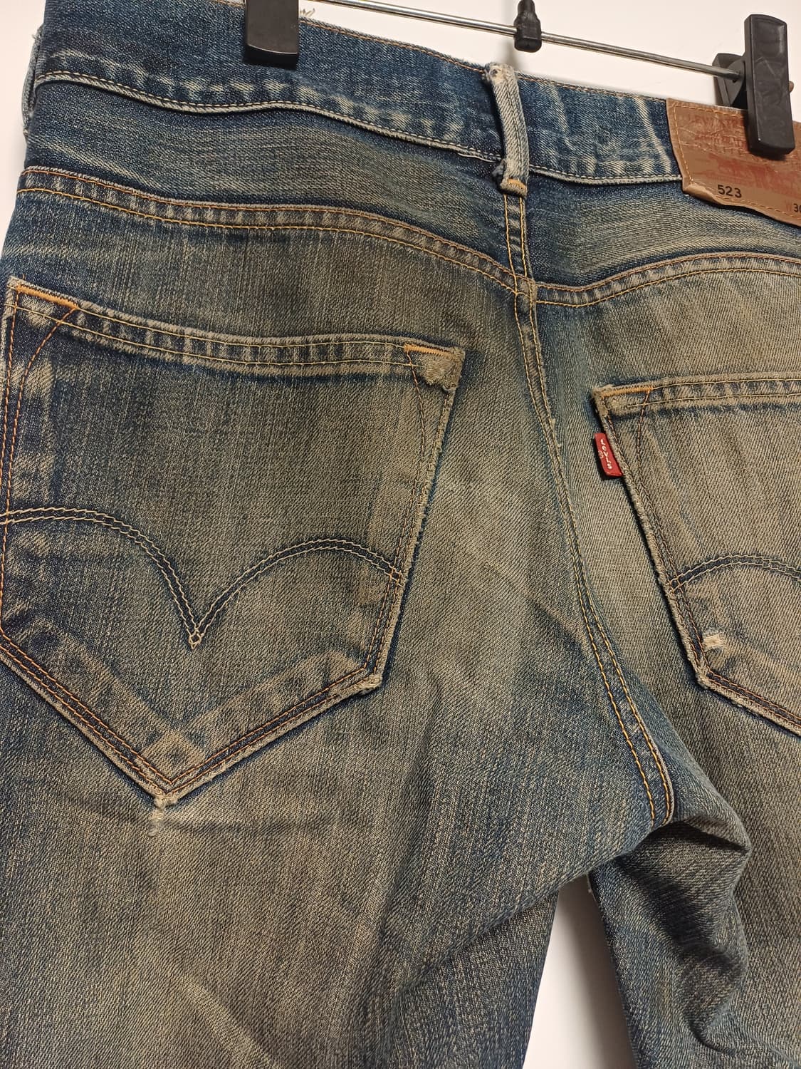 [W30] 리바이스 523 빈티지 황변 워싱 스트레이트(Y2K 아카이브) 상품이미지3