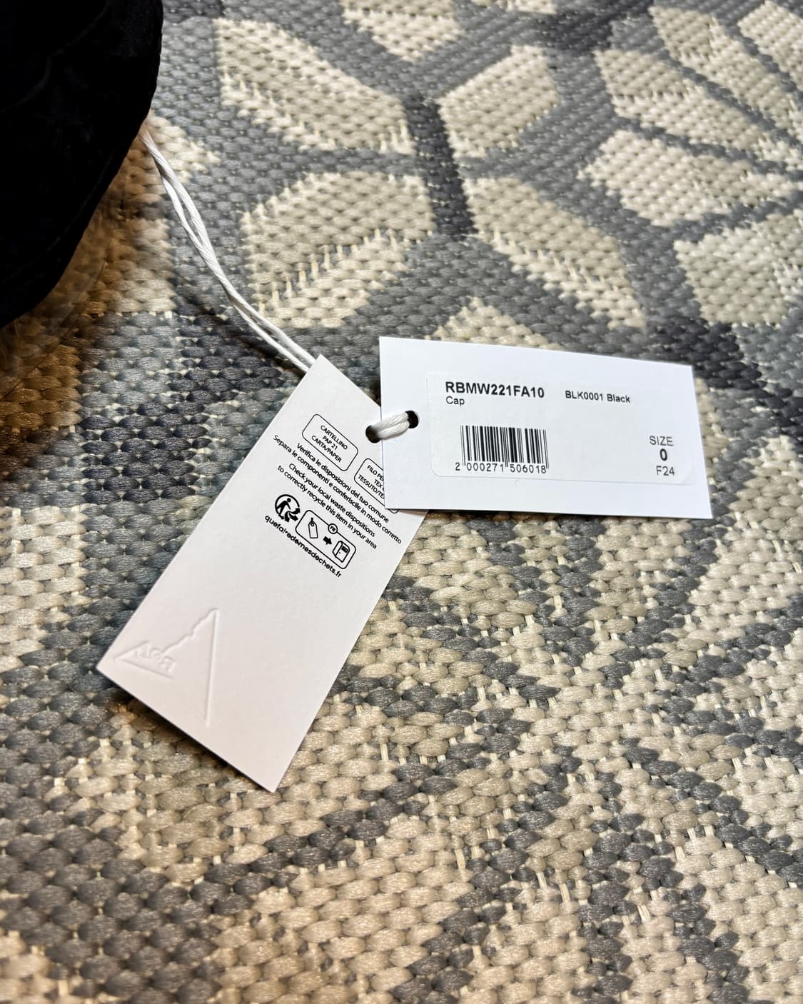 (OS) 로아 하이킹 캡 블랙 상품이미지4