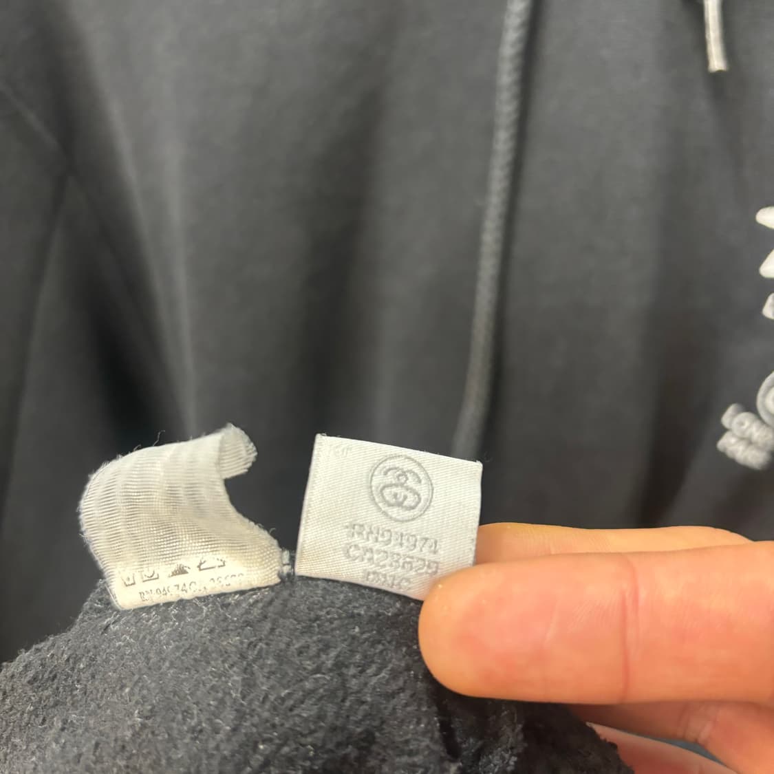 스투시 월드투어 블랙 후드티 M 상품이미지8