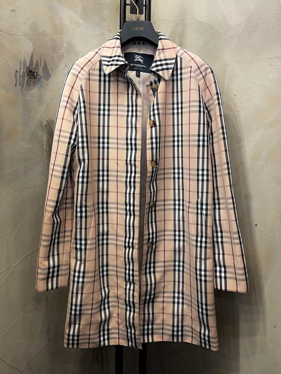 버버리 런던 노바체크 바람막이 트렌치코트 55~66 상품이미지2