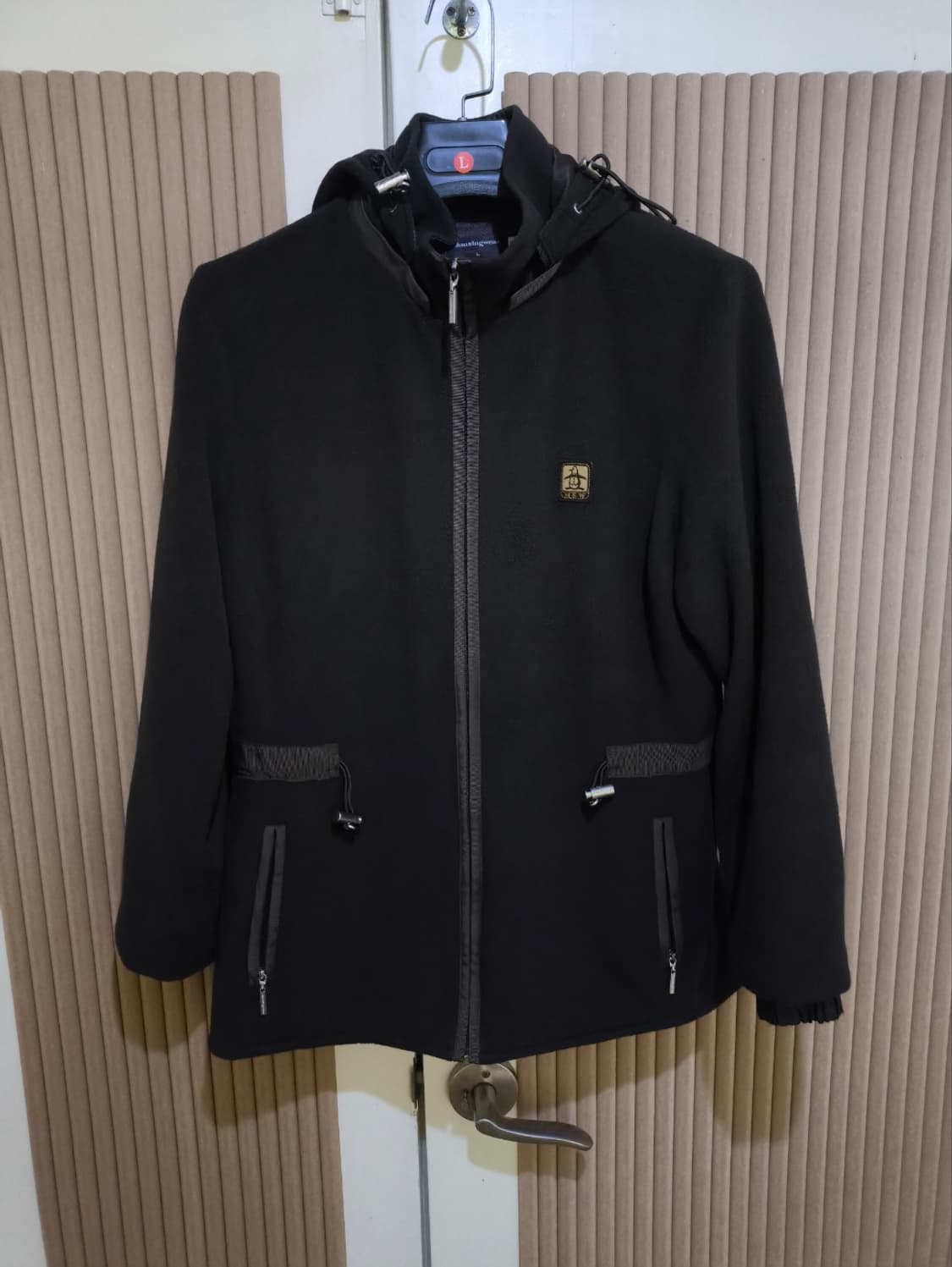 L 먼싱웨어 재팬 후드 플리스 집업 진브라운 상품이미지1