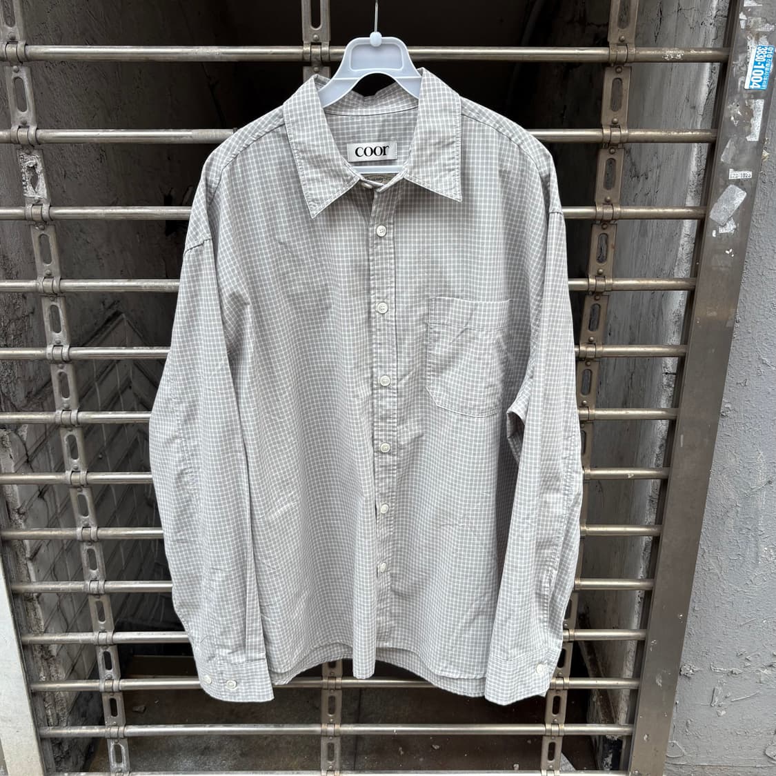 [M] 25년 쿠어 체크 셔츠 상품이미지1