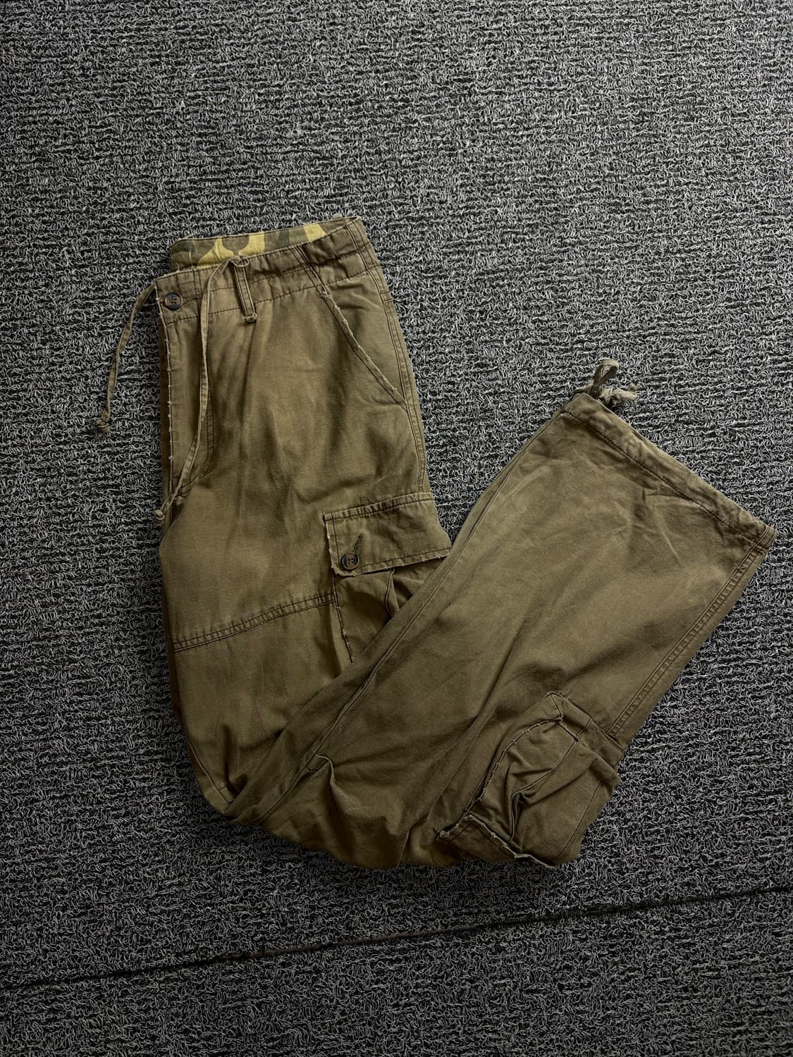 00s Y2K 빈티지 멀티포켓 카고 퍼티그 팬츠 1441 상품이미지1