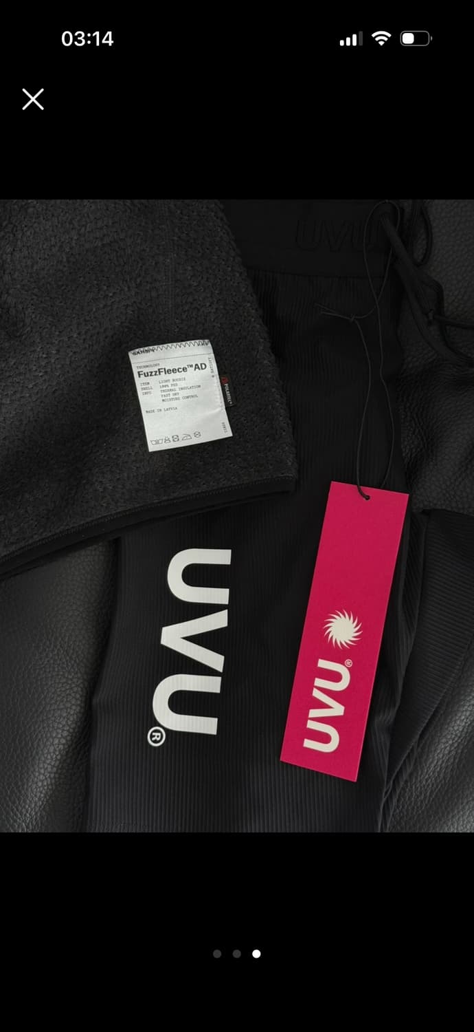 (새상품) 새티스파이 퍼즈플리스 AD 라이트 후드 팬텀 M 상품이미지3