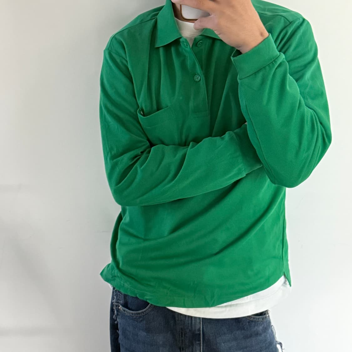 GILDAN 카라 긴팔티셔츠 상품이미지2