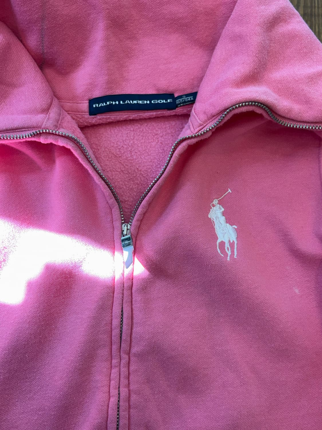 폴로 빅포니 핑크 면집업 상품이미지6