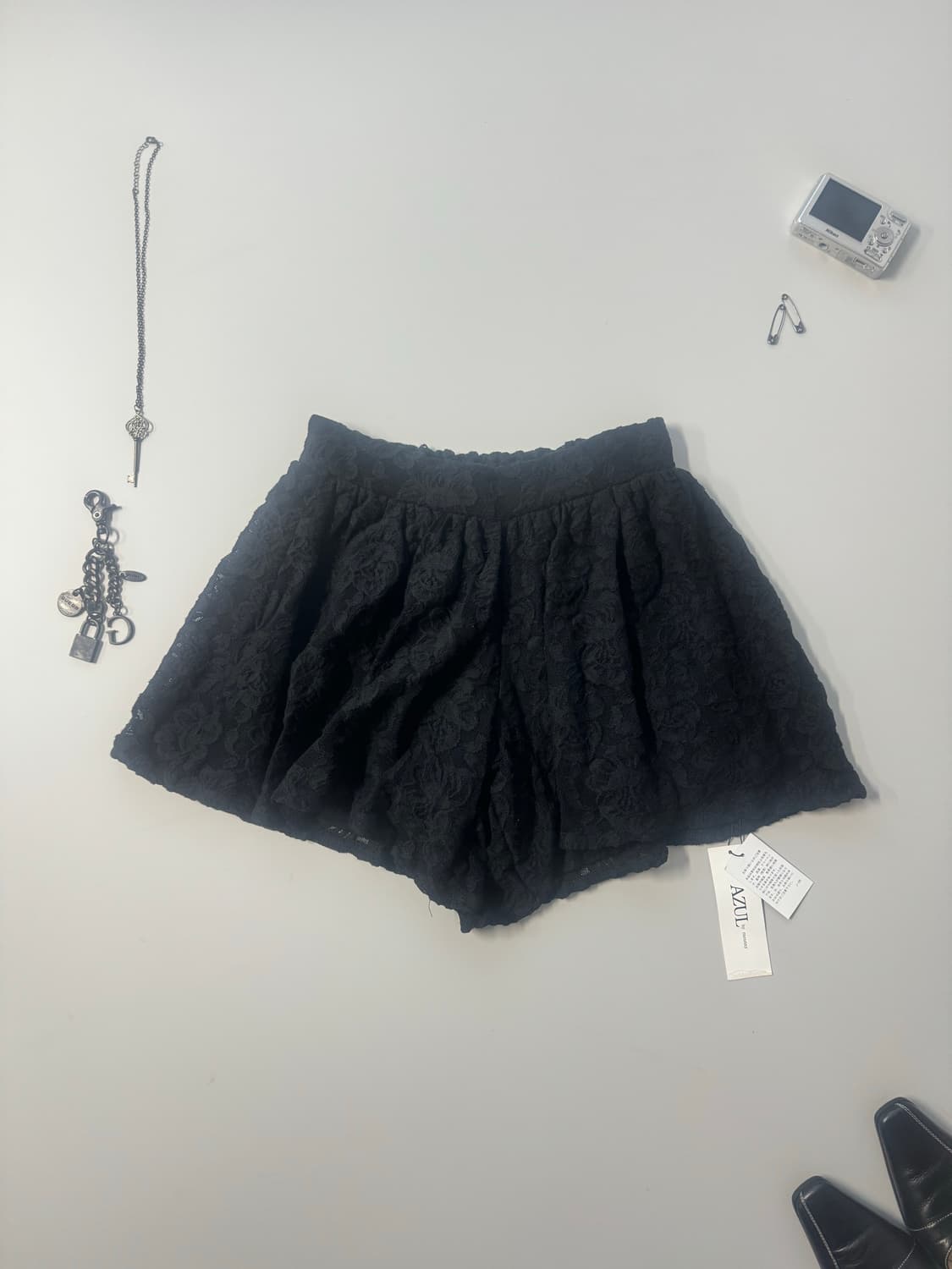 (미사용) 레이스 큐롯 팬츠 상품이미지1
