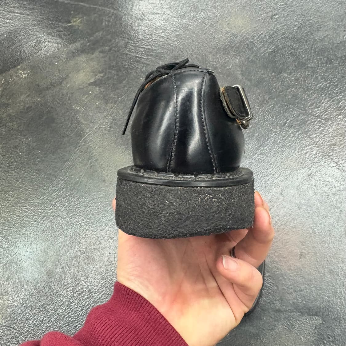 (255)꼼데가르송x조지콕스 콜라보 블랙 더비슈즈 상품이미지5