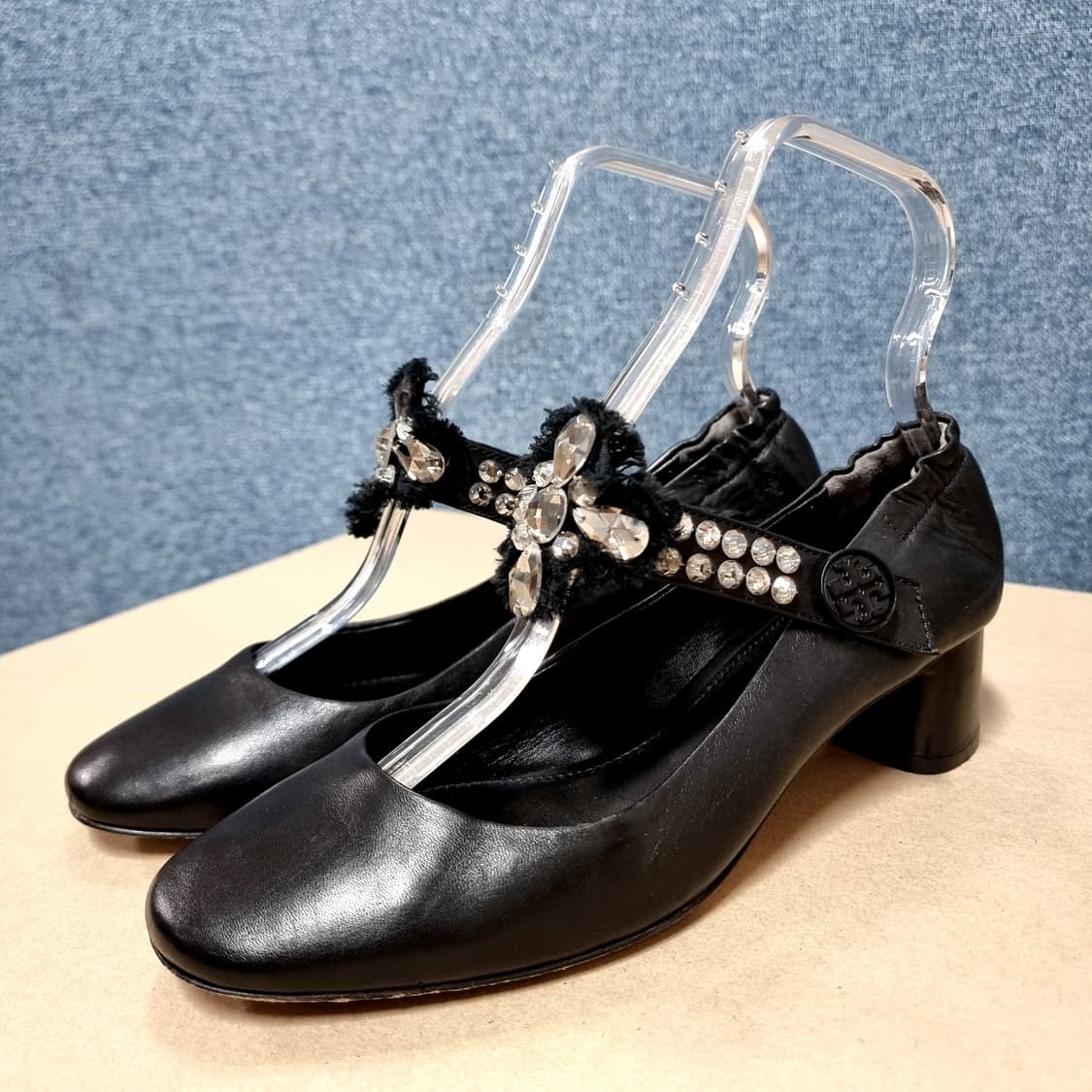 토리버치 천연가죽 메리제인 힐 펌프스 구두 (240/7M) 상태좋음 상품이미지3