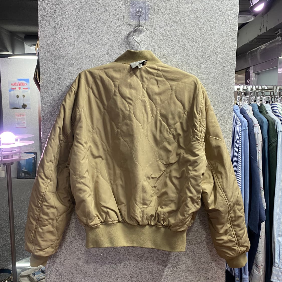 라코스테 리버시블 퀄팅 나일론 블루종 자켓 B3984  상품이미지5