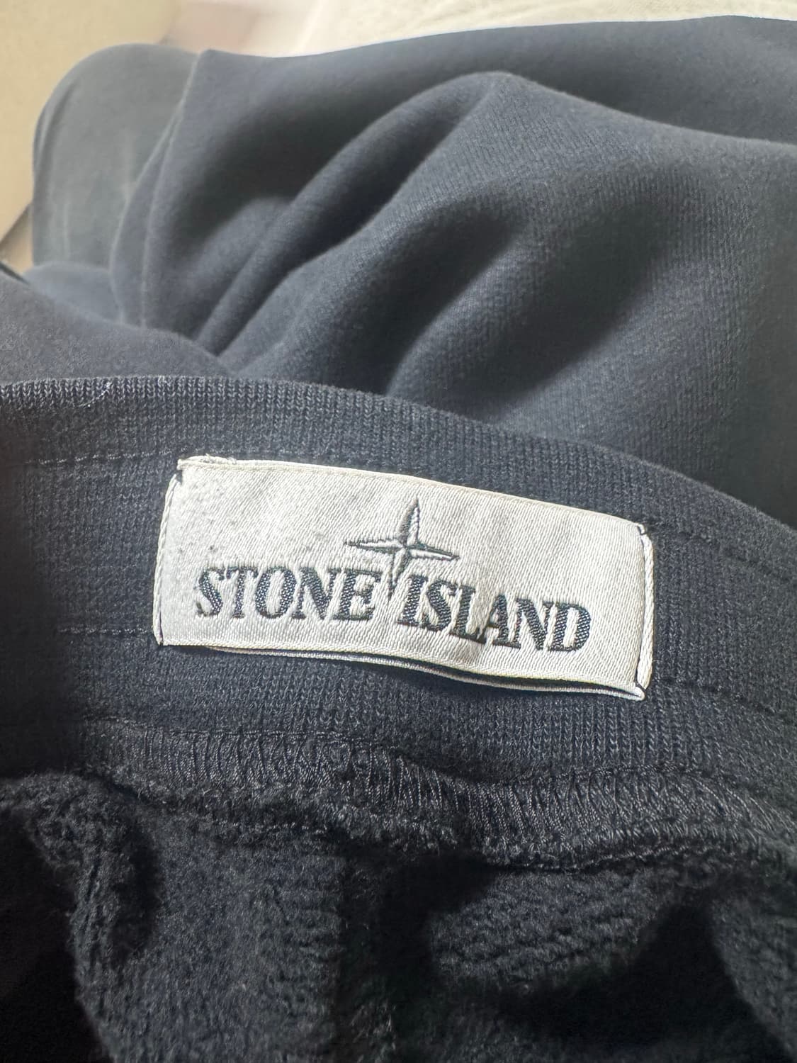 [M] 스톤아일랜드 블랙 조거 팬츠 상품이미지4