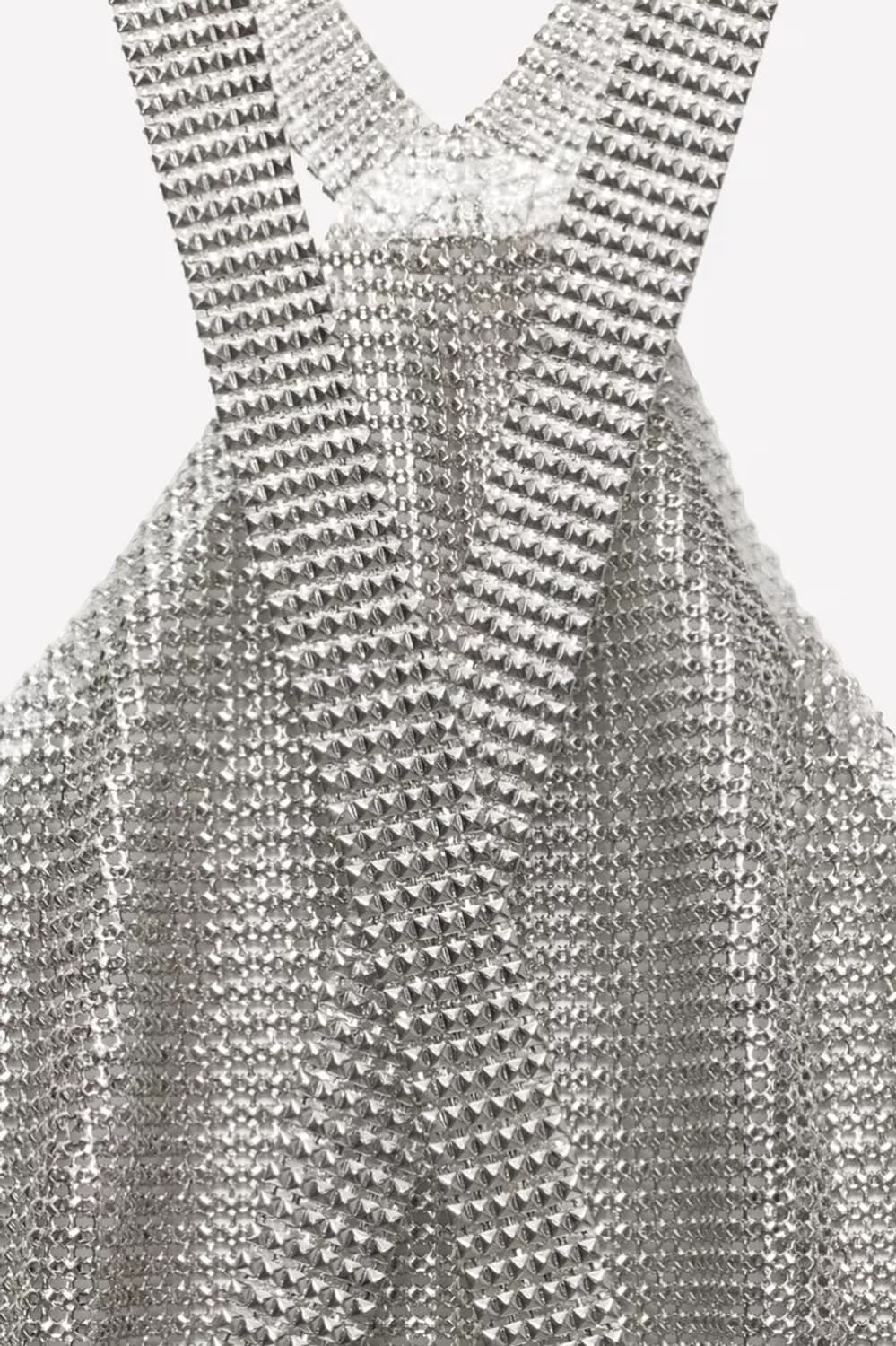 Ludovic de Saint Sernin 실버 메탈릭 홀터넥 롱 드레스 상품이미지6