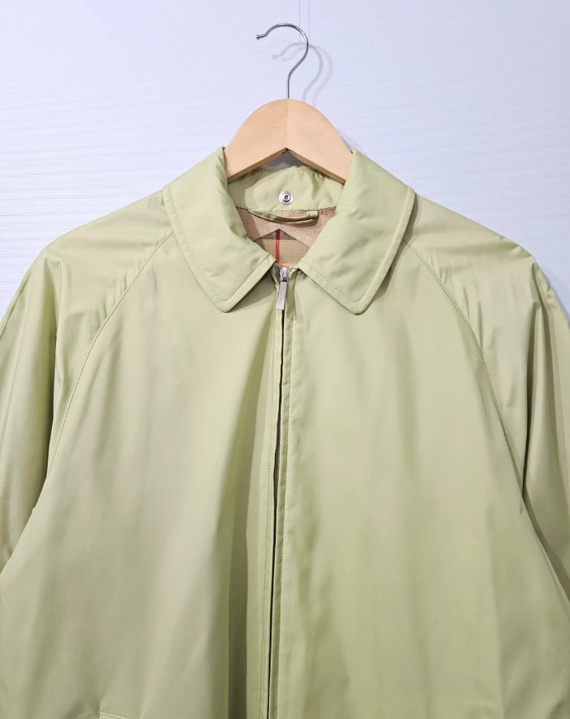 버버리 빈티지 하우스 체크 슬리브 폴리코트 ~95 상품이미지1