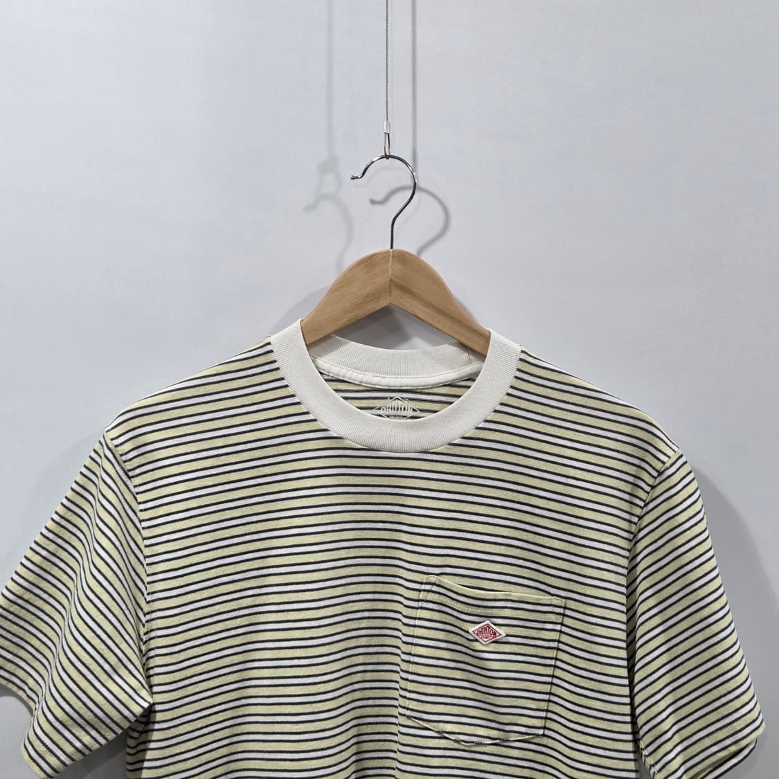 단톤 포켓 스트라이프 반팔티 S 상품이미지2