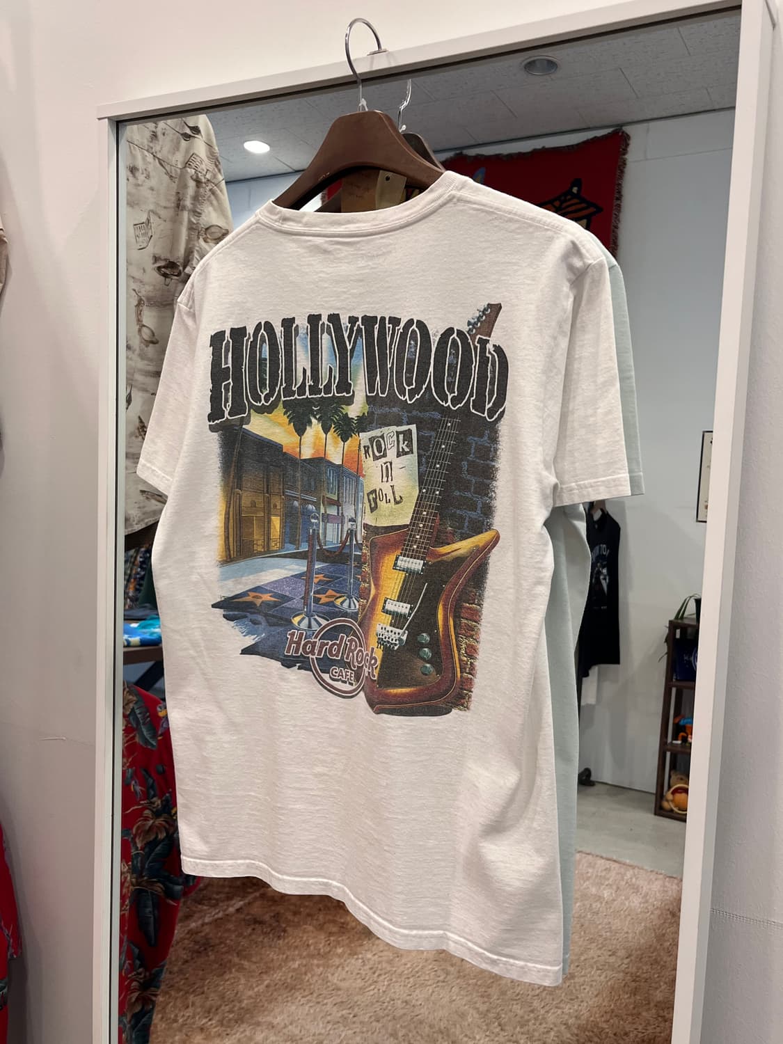 Hard Rock Cafe 하드락카페 HOLLYWOOD 반팔 티셔츠 상품이미지1