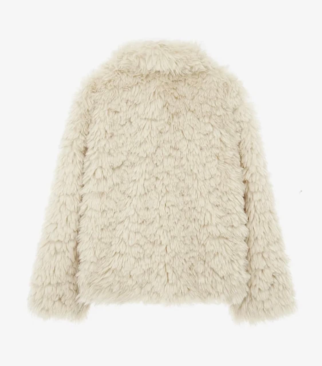 베티붑 플러피 카라 퍼자켓 아이보리 상품이미지3