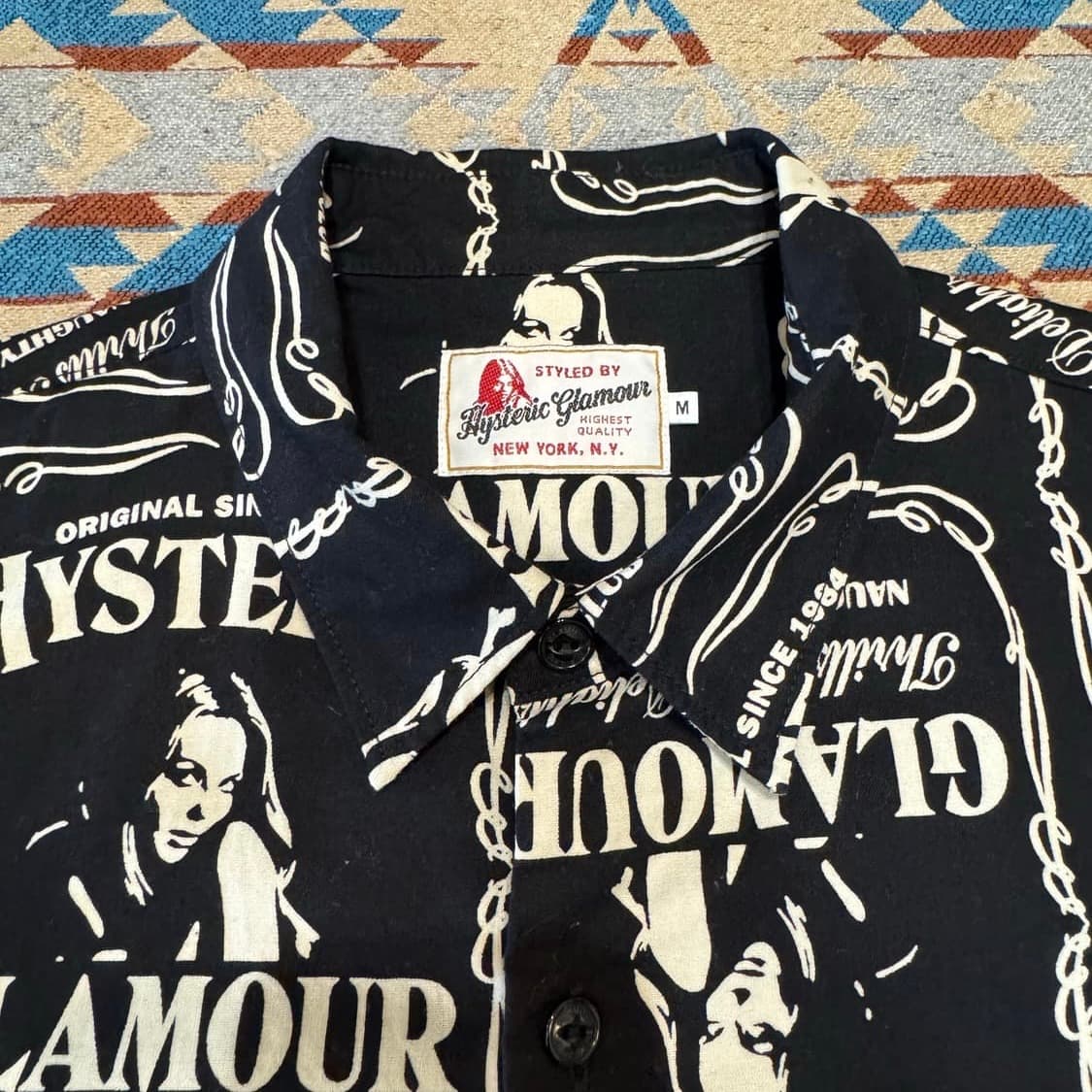 히스테릭글래머 위스키 라벨 스탠드 셔츠 상품이미지2